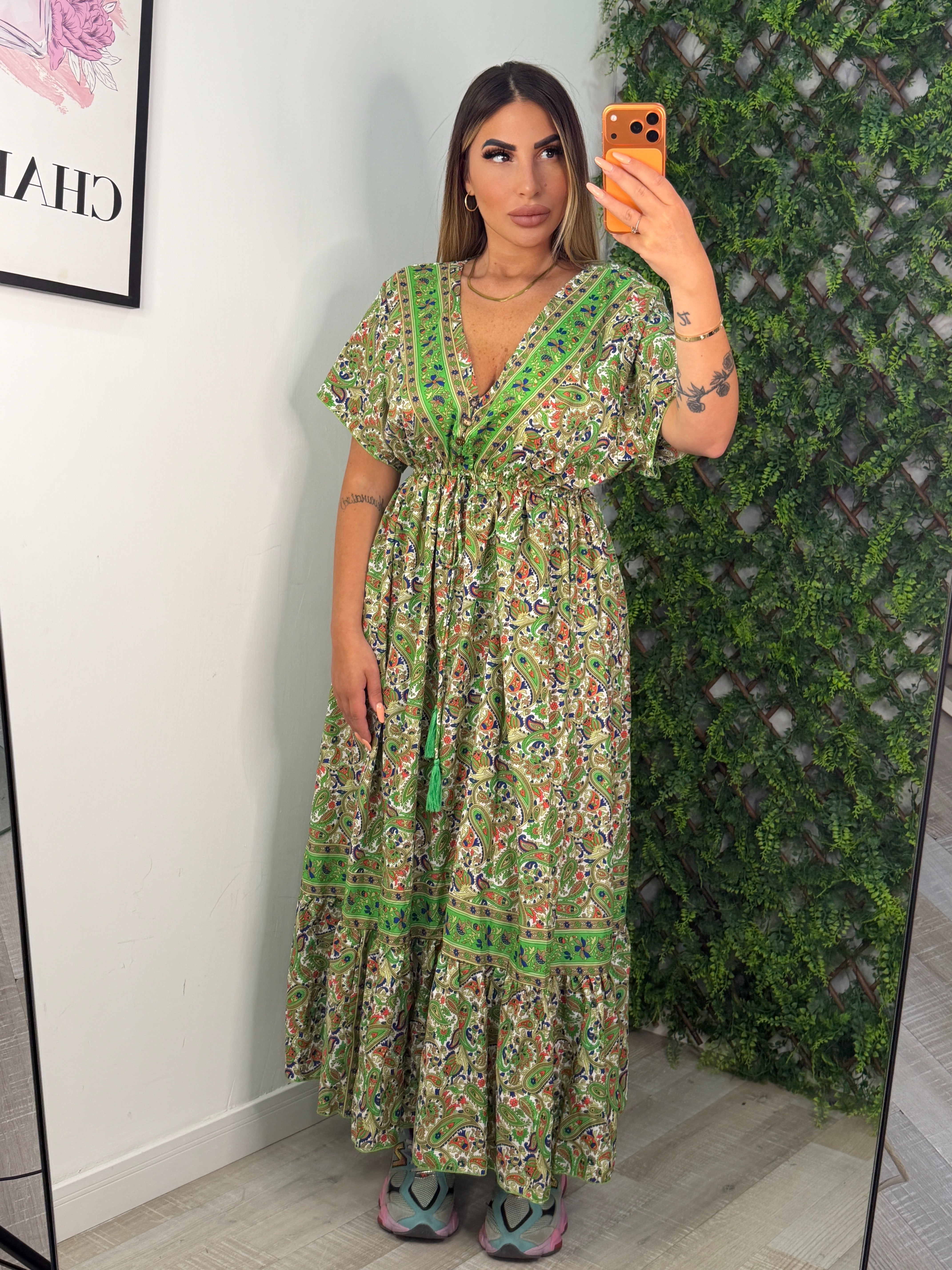 DRESS GITANA VERDE