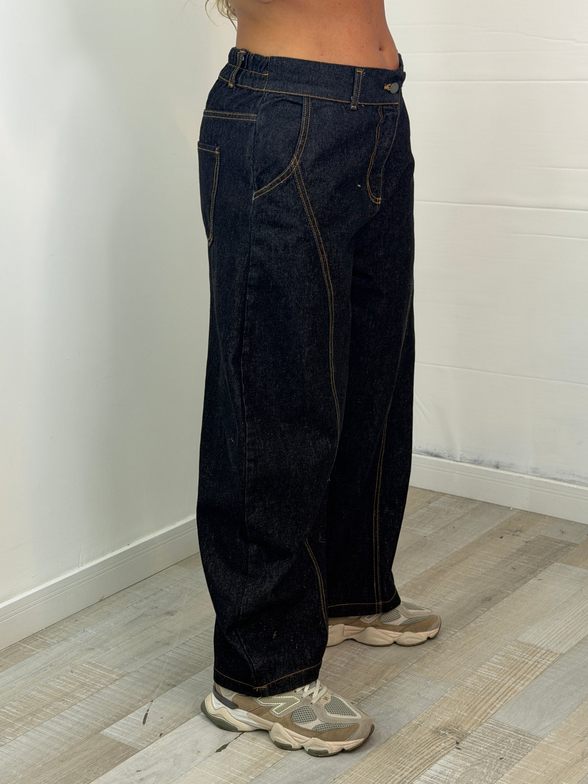 JEANS WIDE LEG - LAVAGGIO ZERO