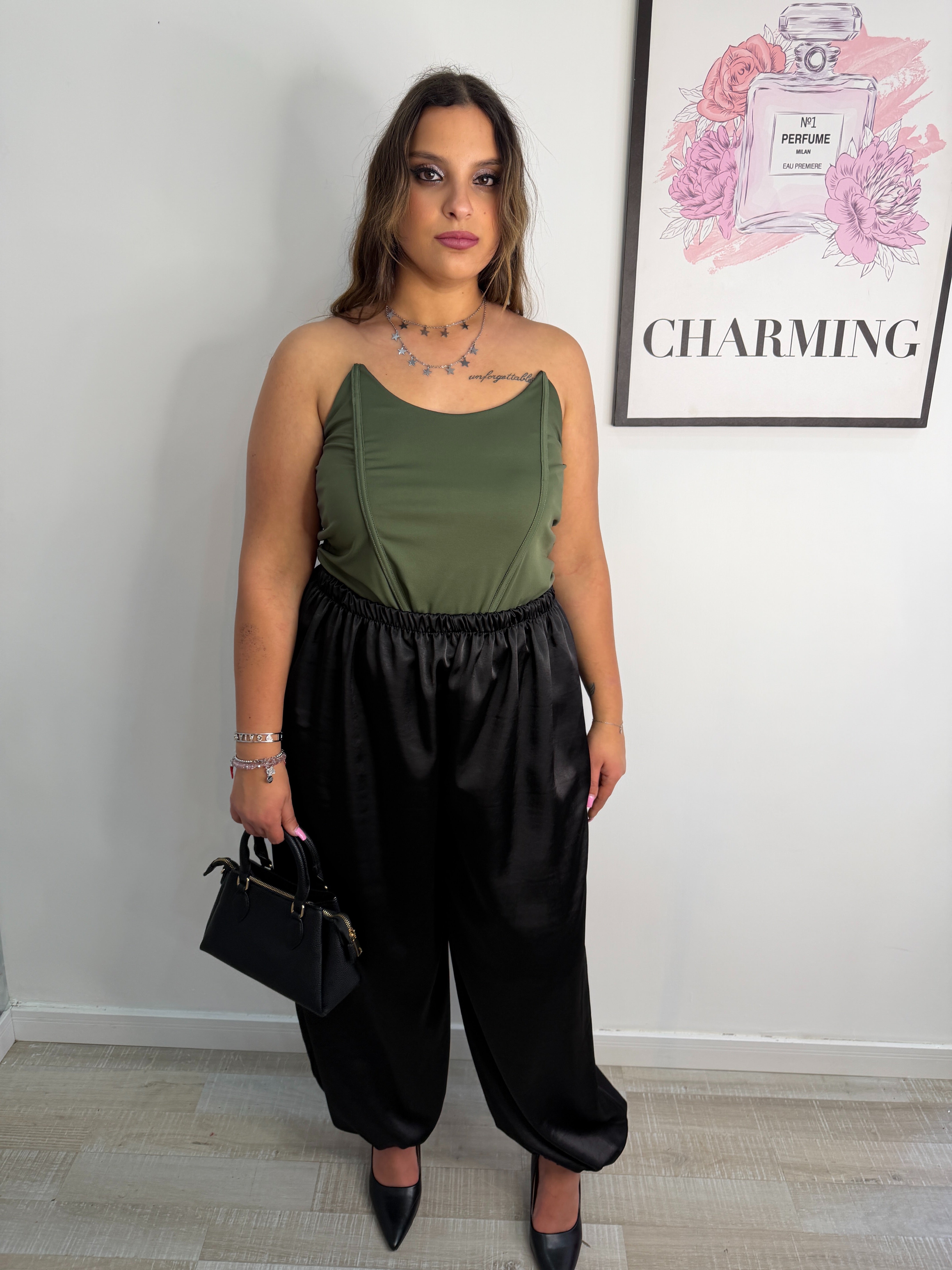CORPETTO CURVY VERDE MILITARE