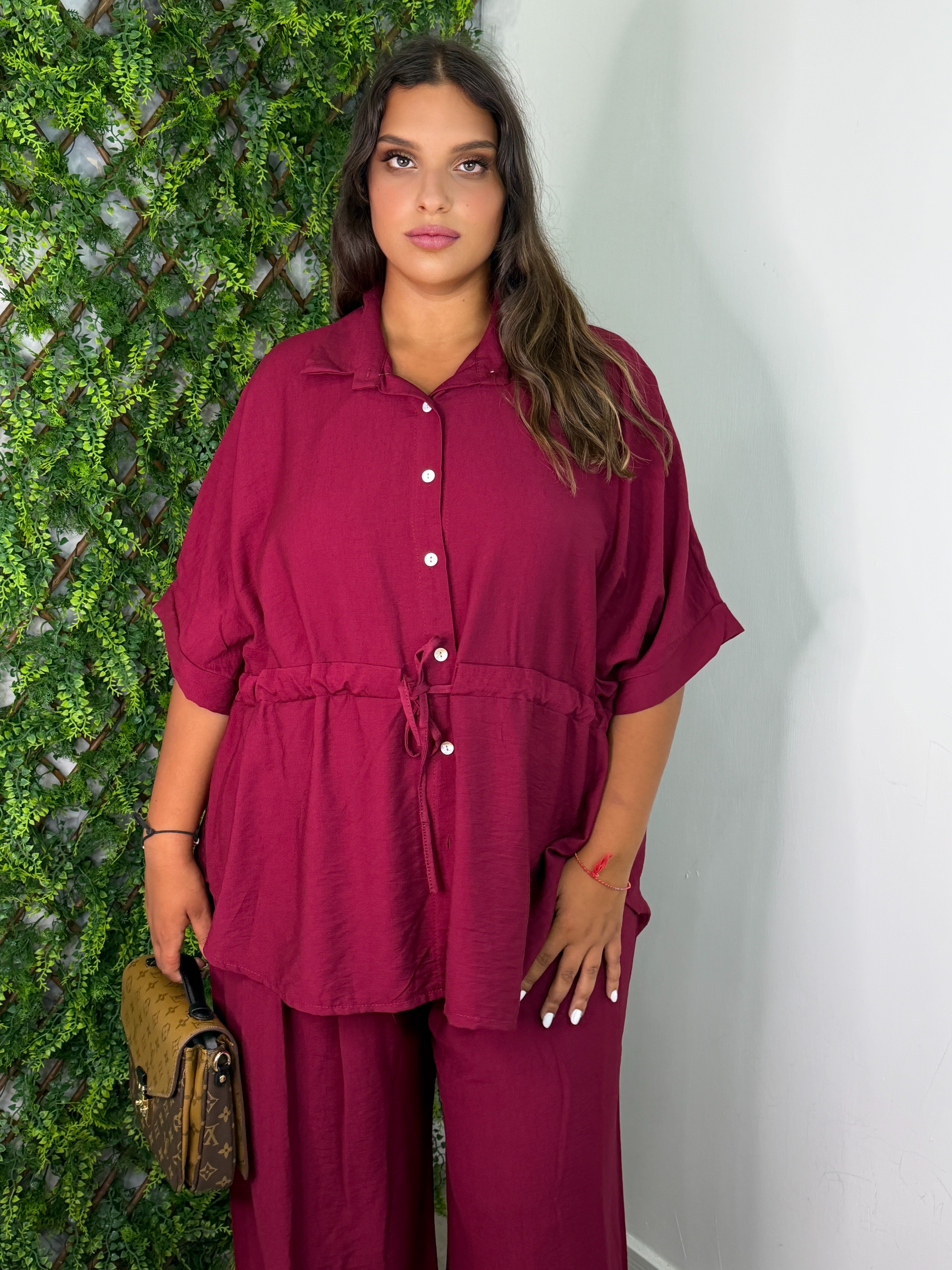COORDINATO NOEMI BORDEAUX