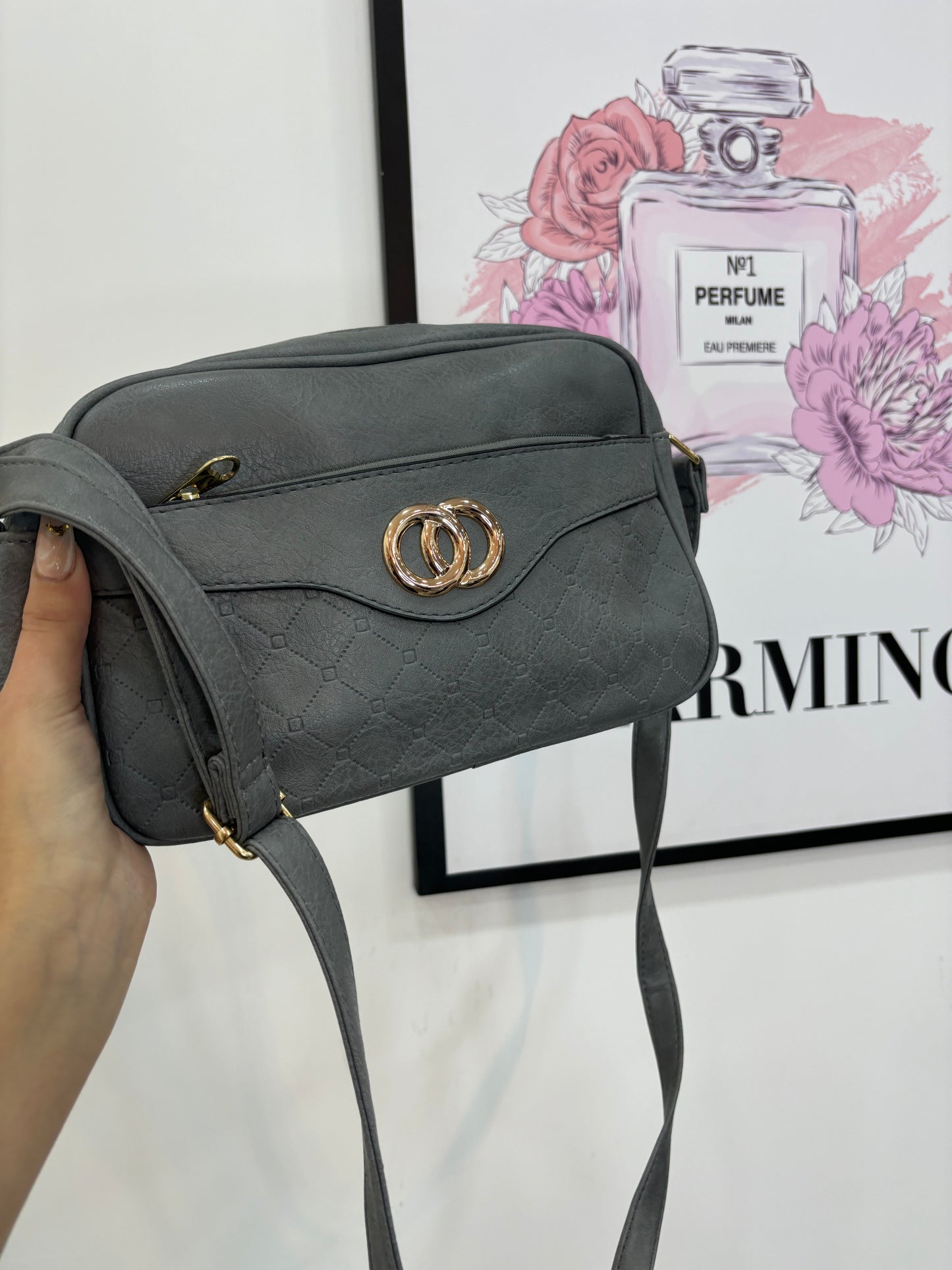 BORSA COCO GRIGIA