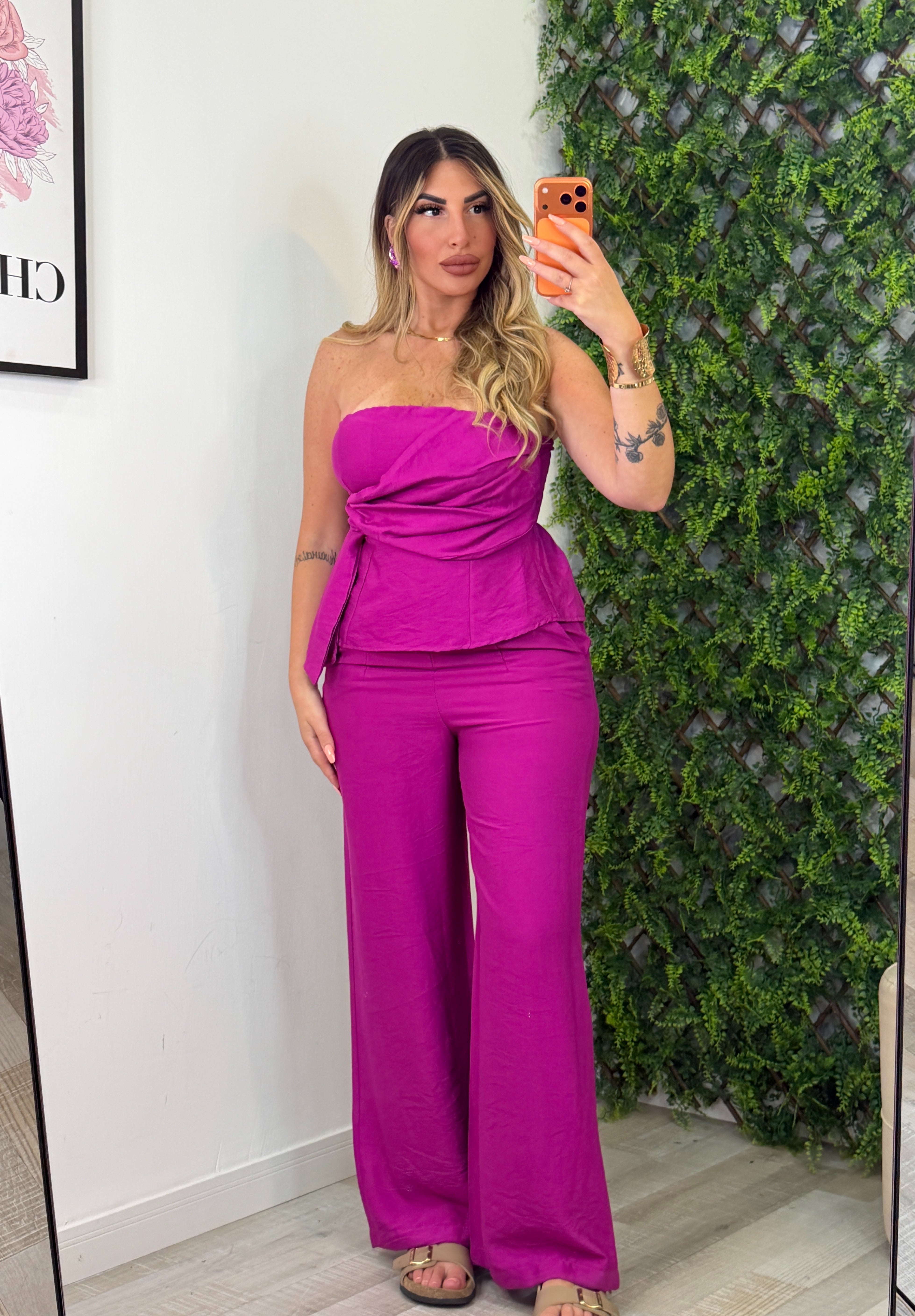 COORDINATO SOFIA MAGENTA