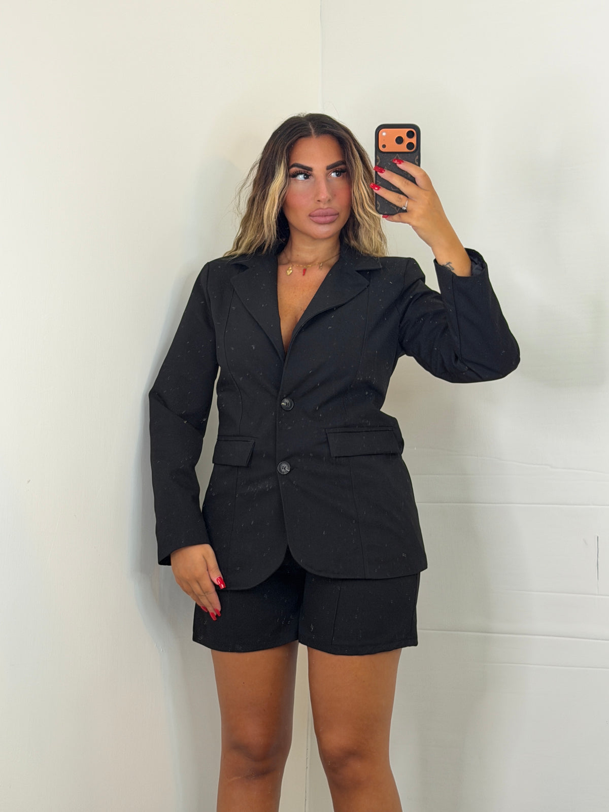 GIACCA + PANTALONCINO - NERO