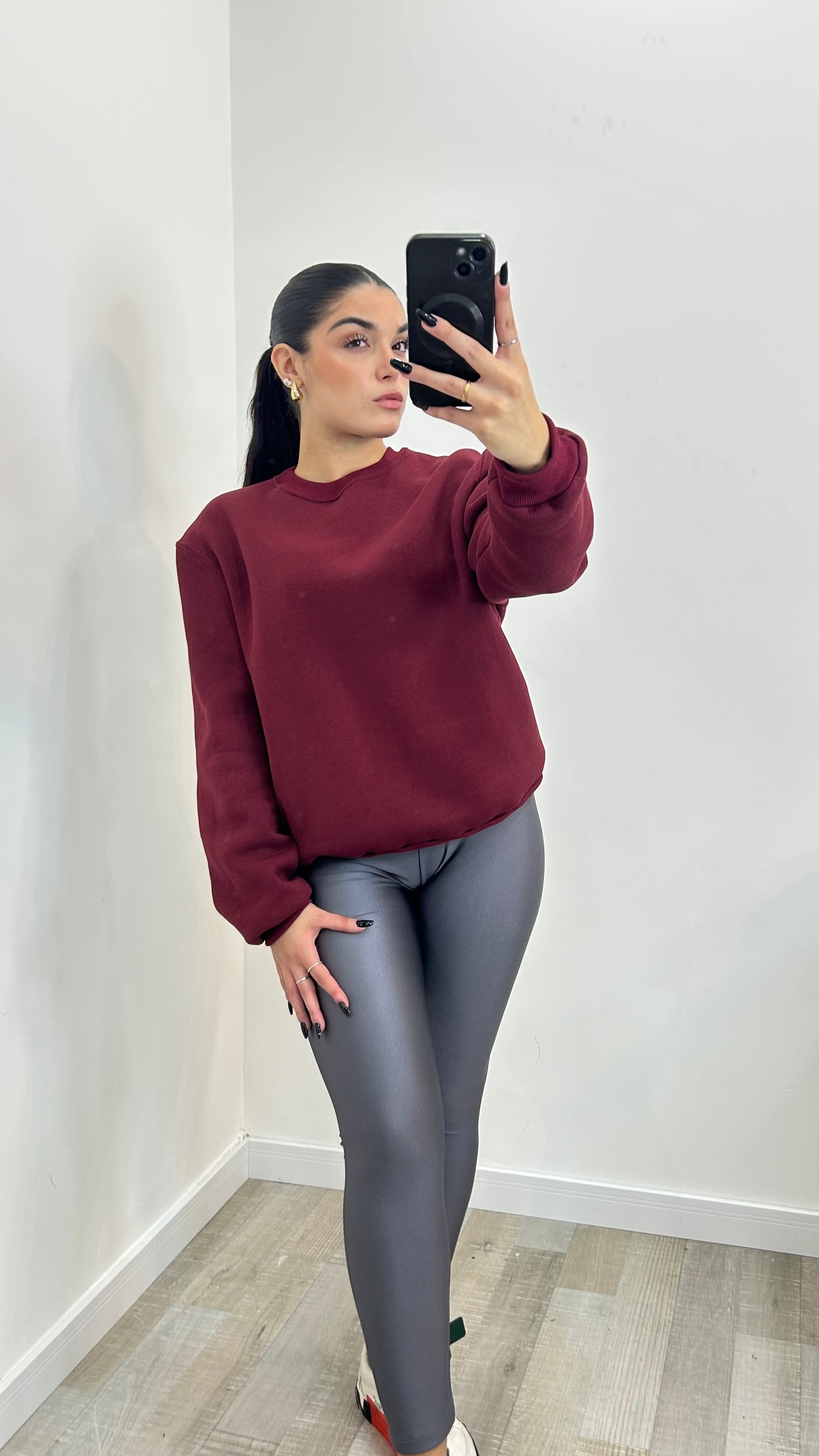 LEGGINS MODELLANTE GRIGIO