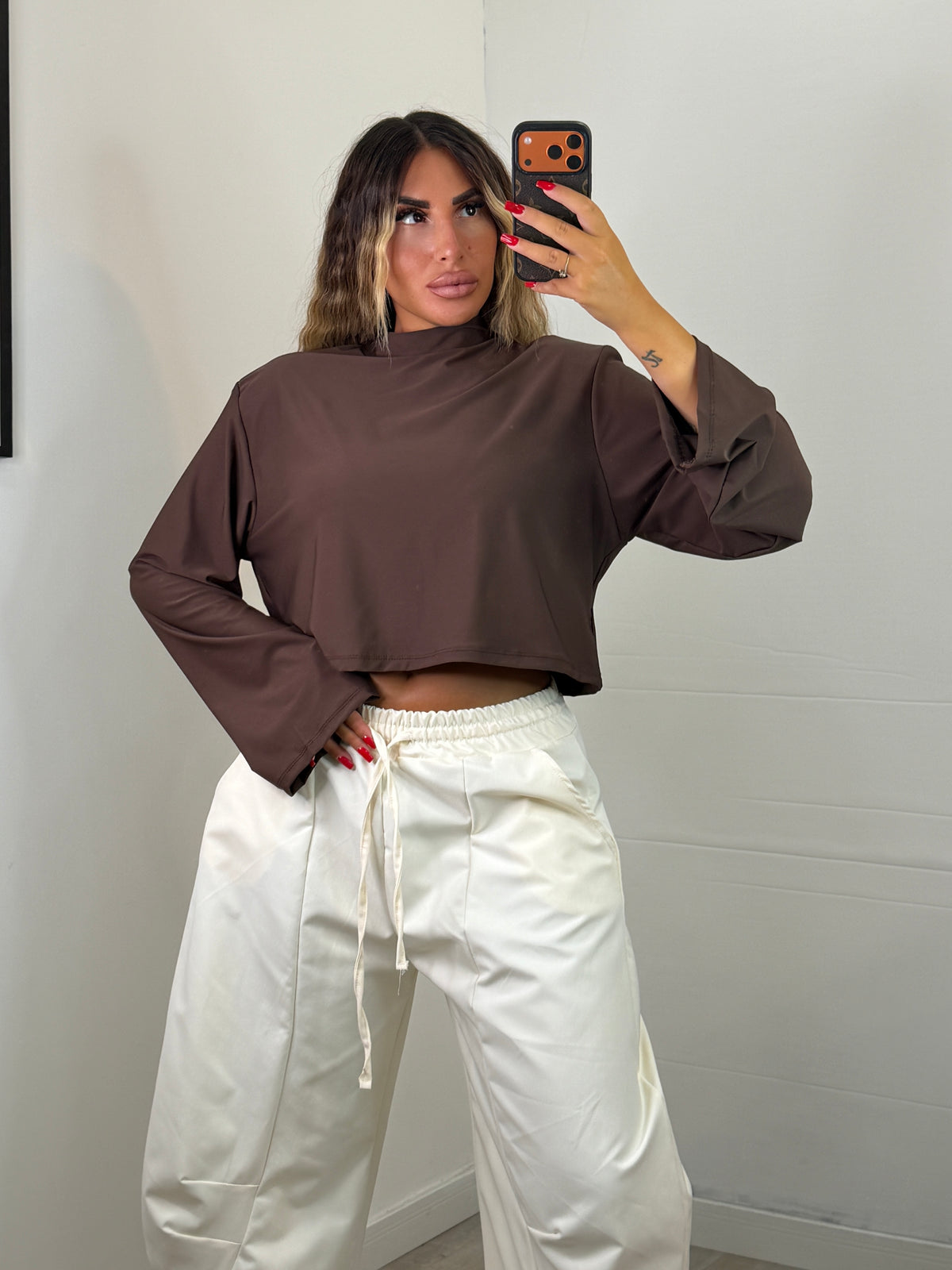 LONG SLEEVE CROP