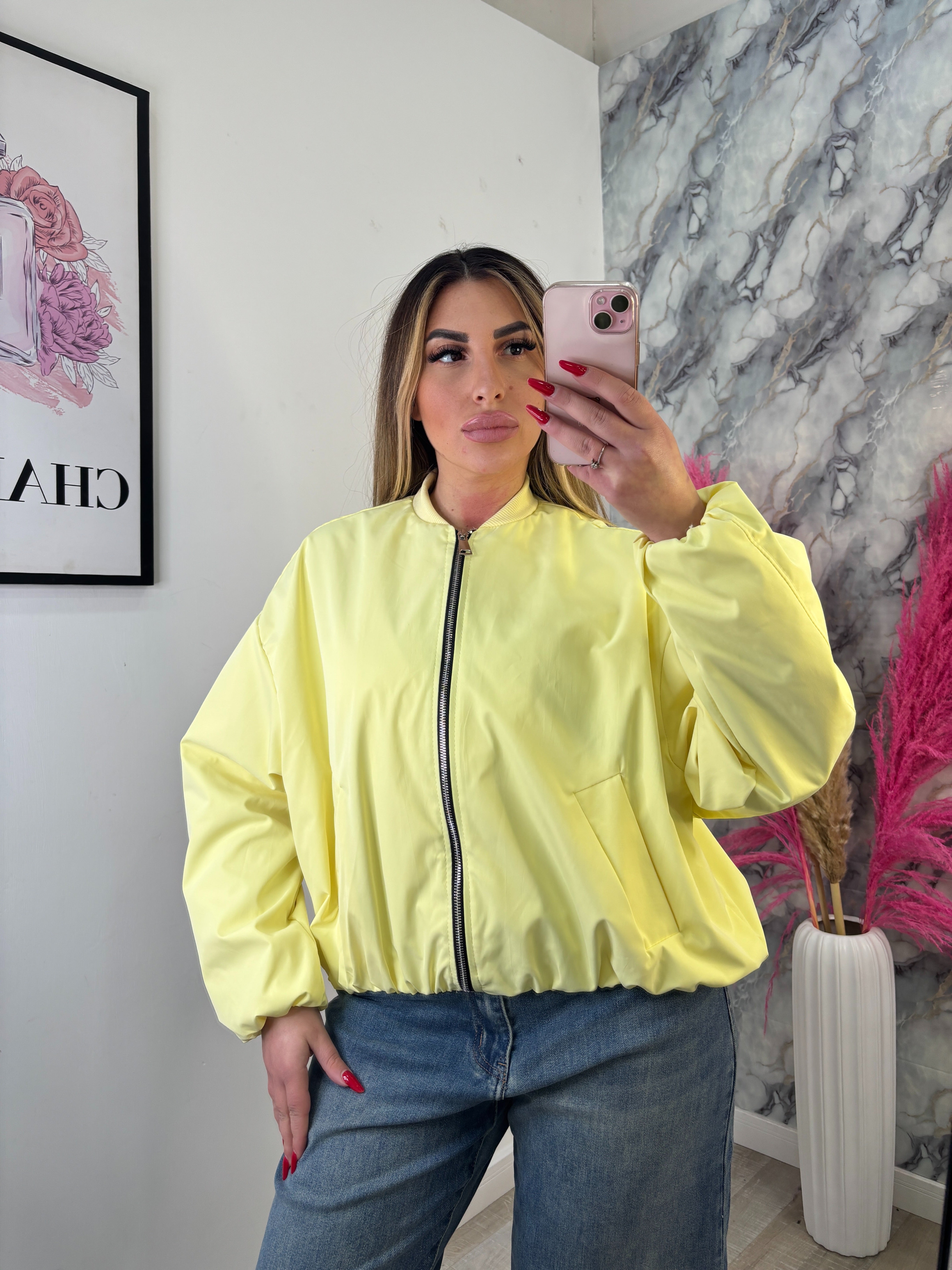 GIUBBINO PRIMAVERILE GIALLO