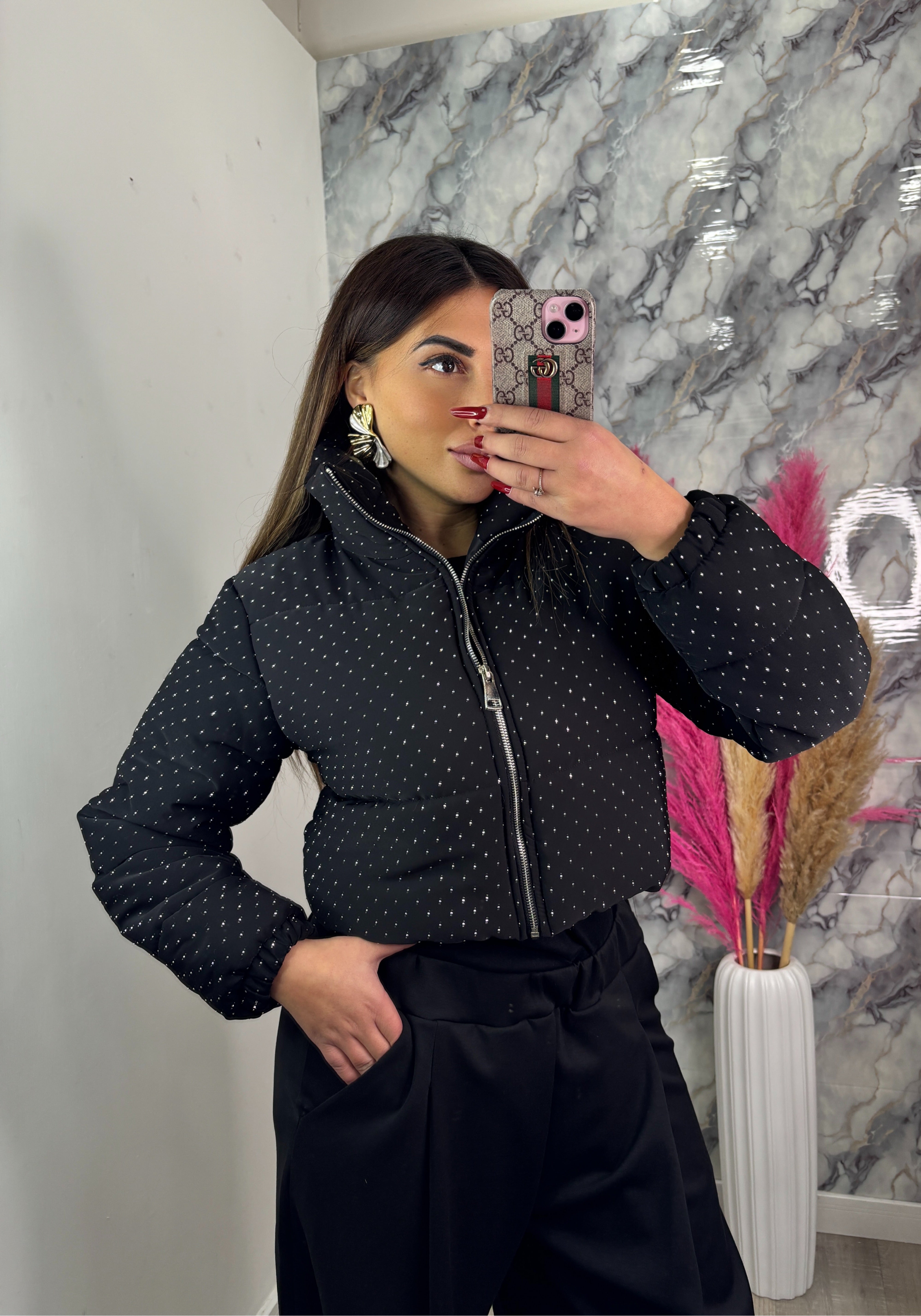 BOMBER BRILLANTINATO