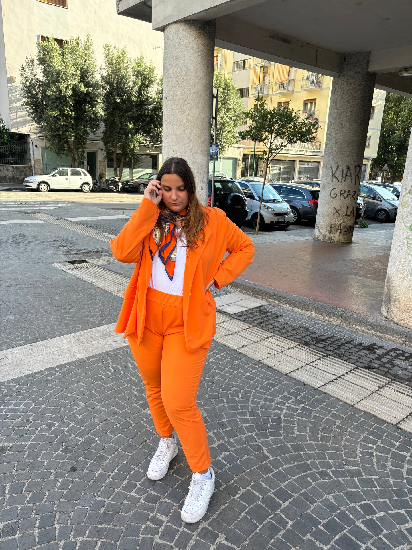 TAILLEUR CURVY ARANCIONE