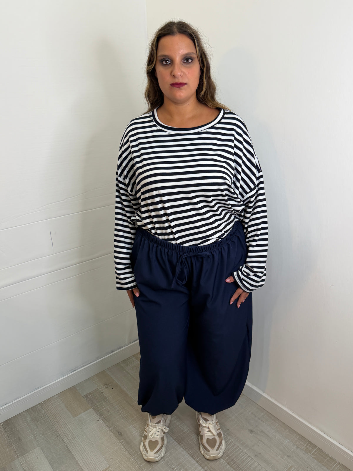 PANTALONE CURVY - BLU