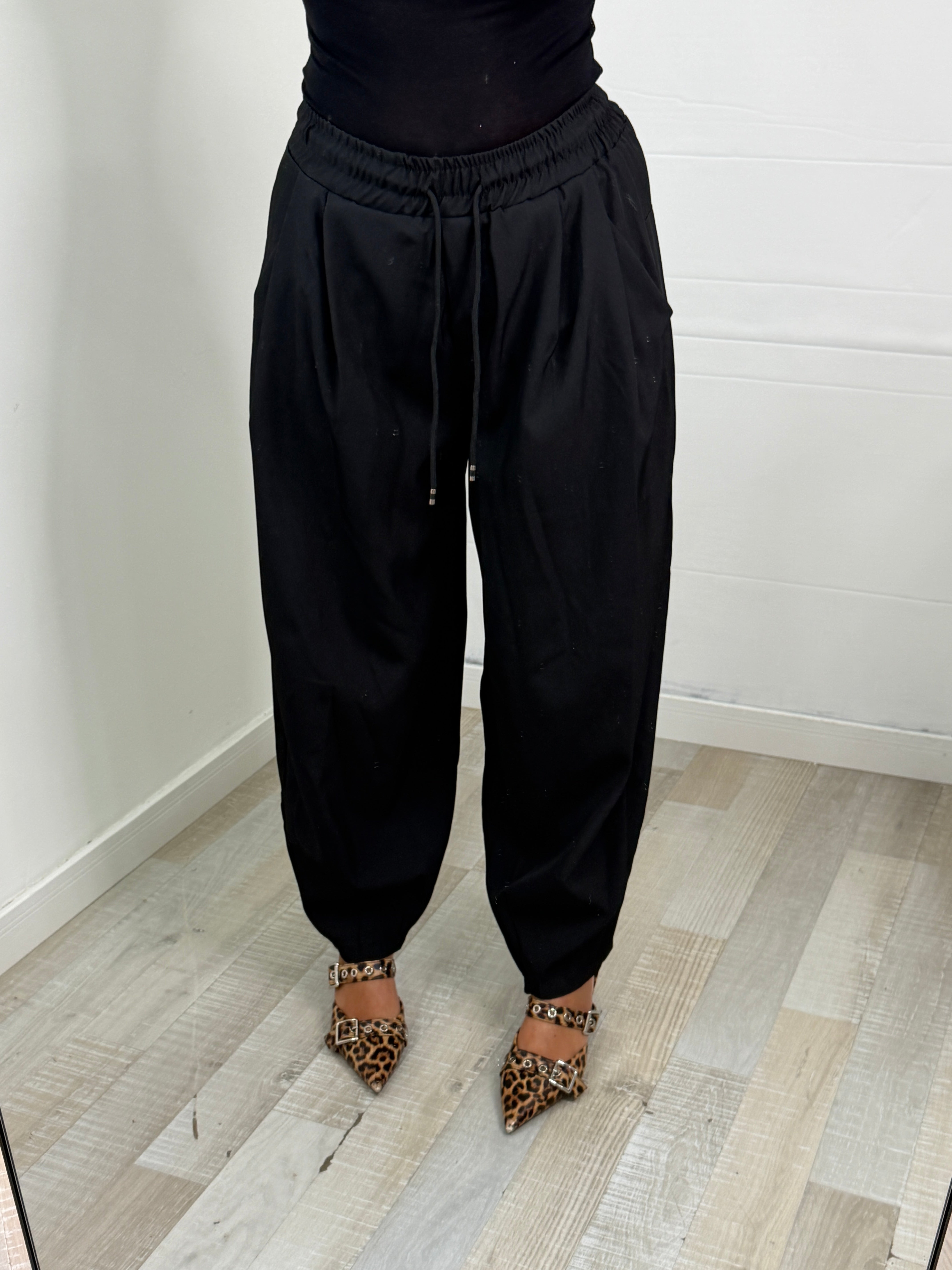 PANTALONE BALLON NERO