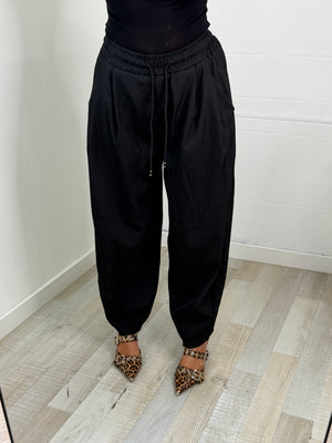 PANTALONE BALLON NERO