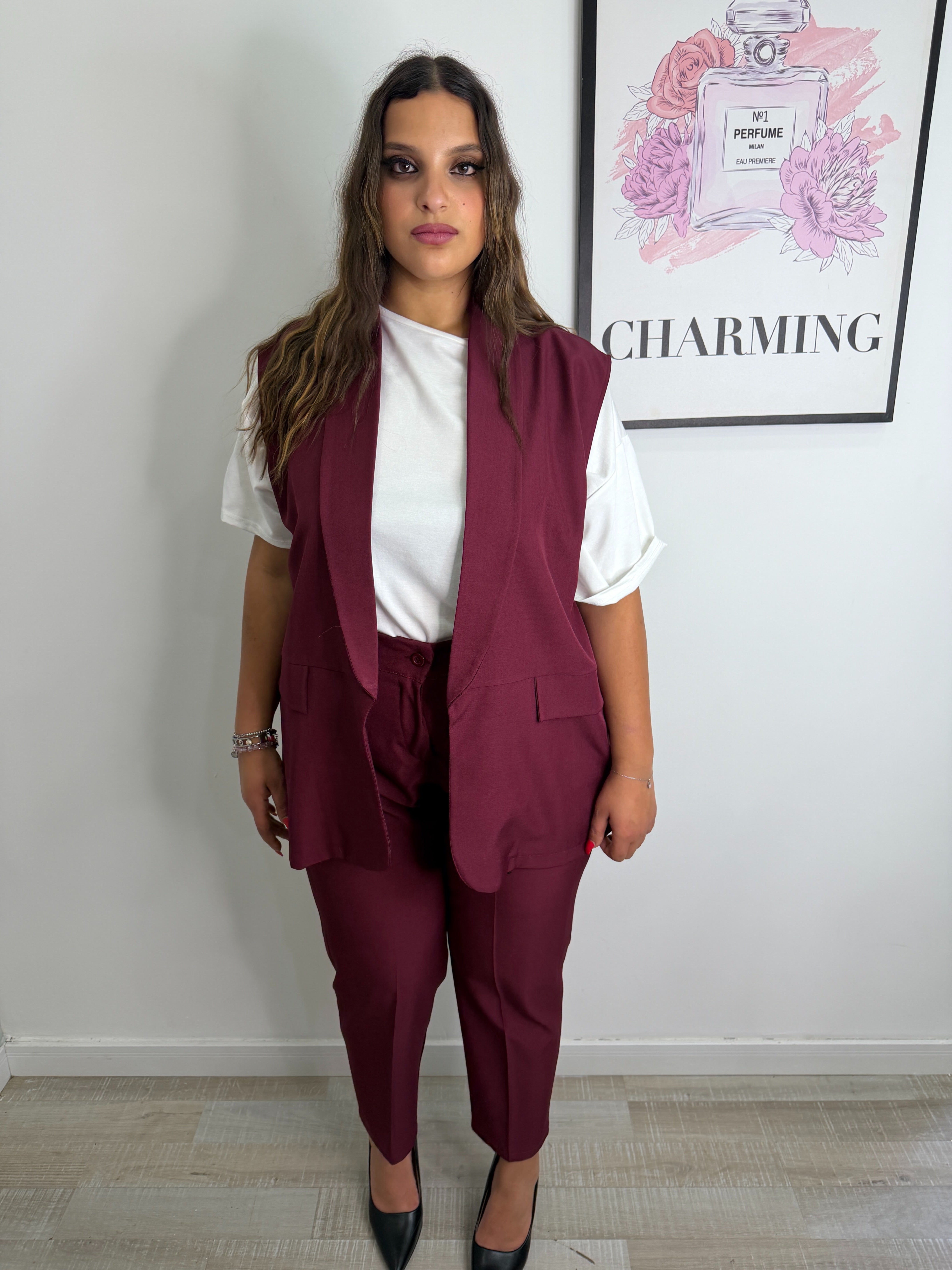 COORDINATO GILET + PANTALONE