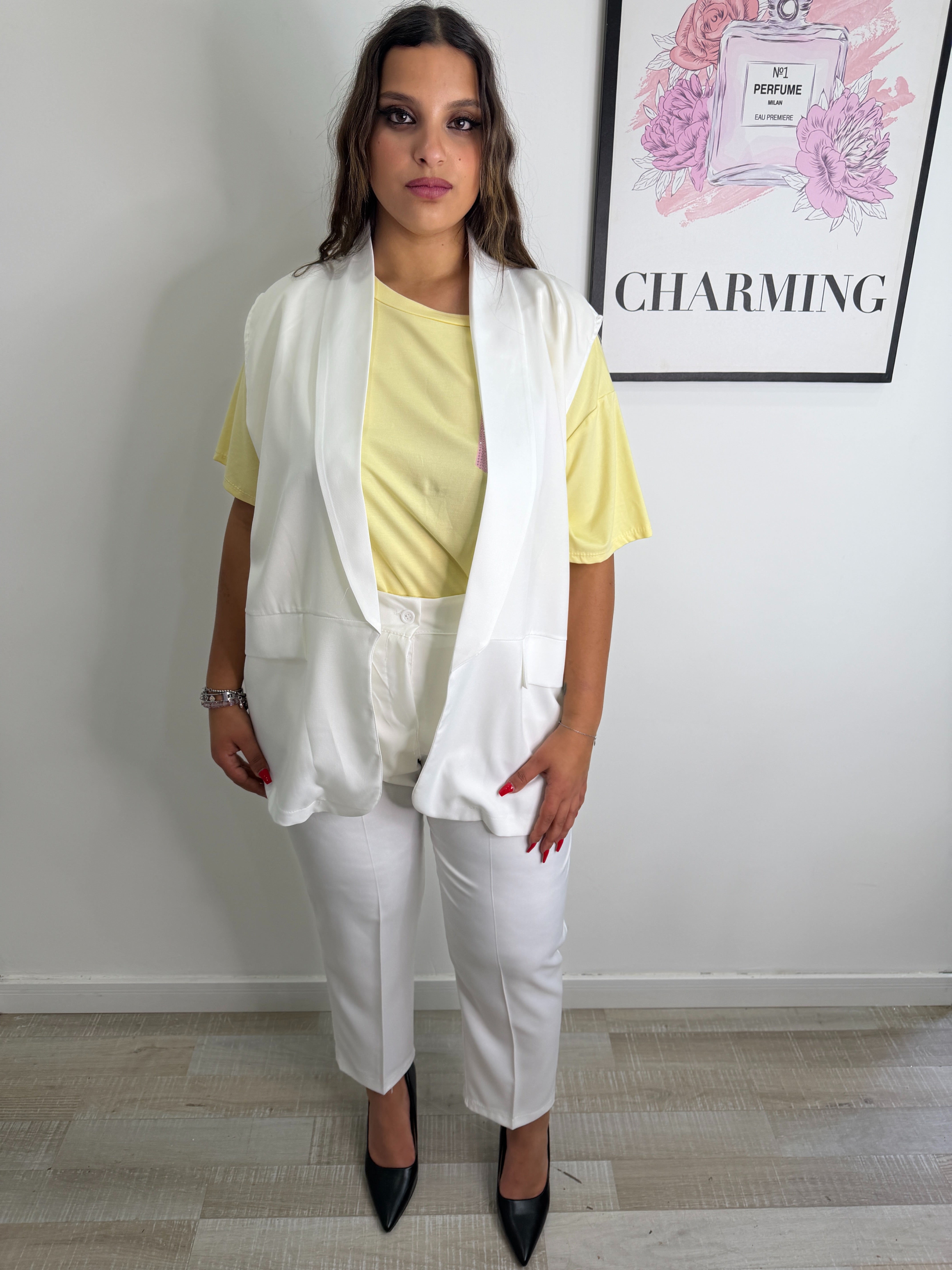 COORDINATO GILET + PANTALONE
