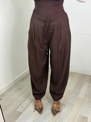PANTALONE BALLON CIOCCOLATO