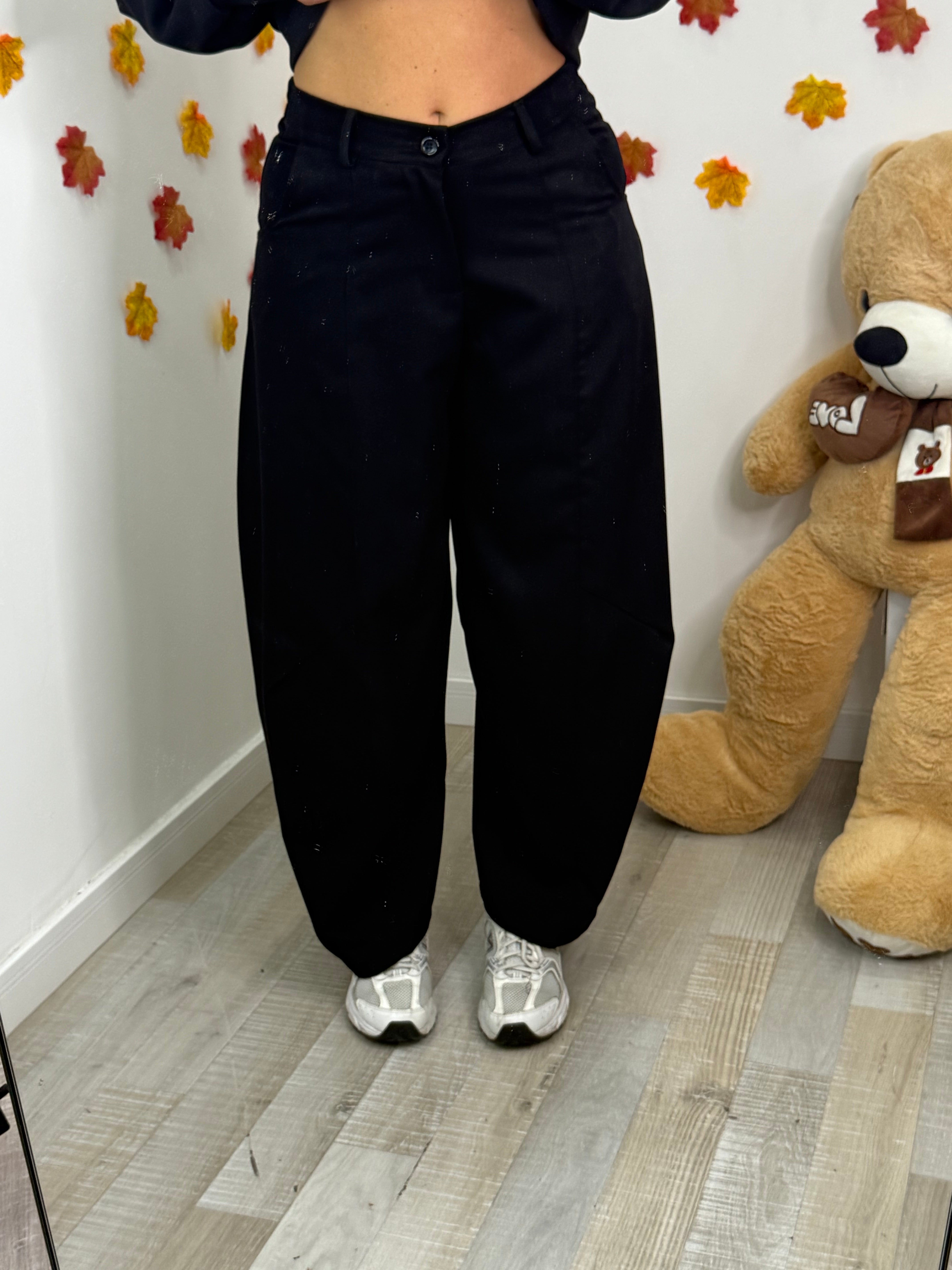 PANTALONE BALLON NERO