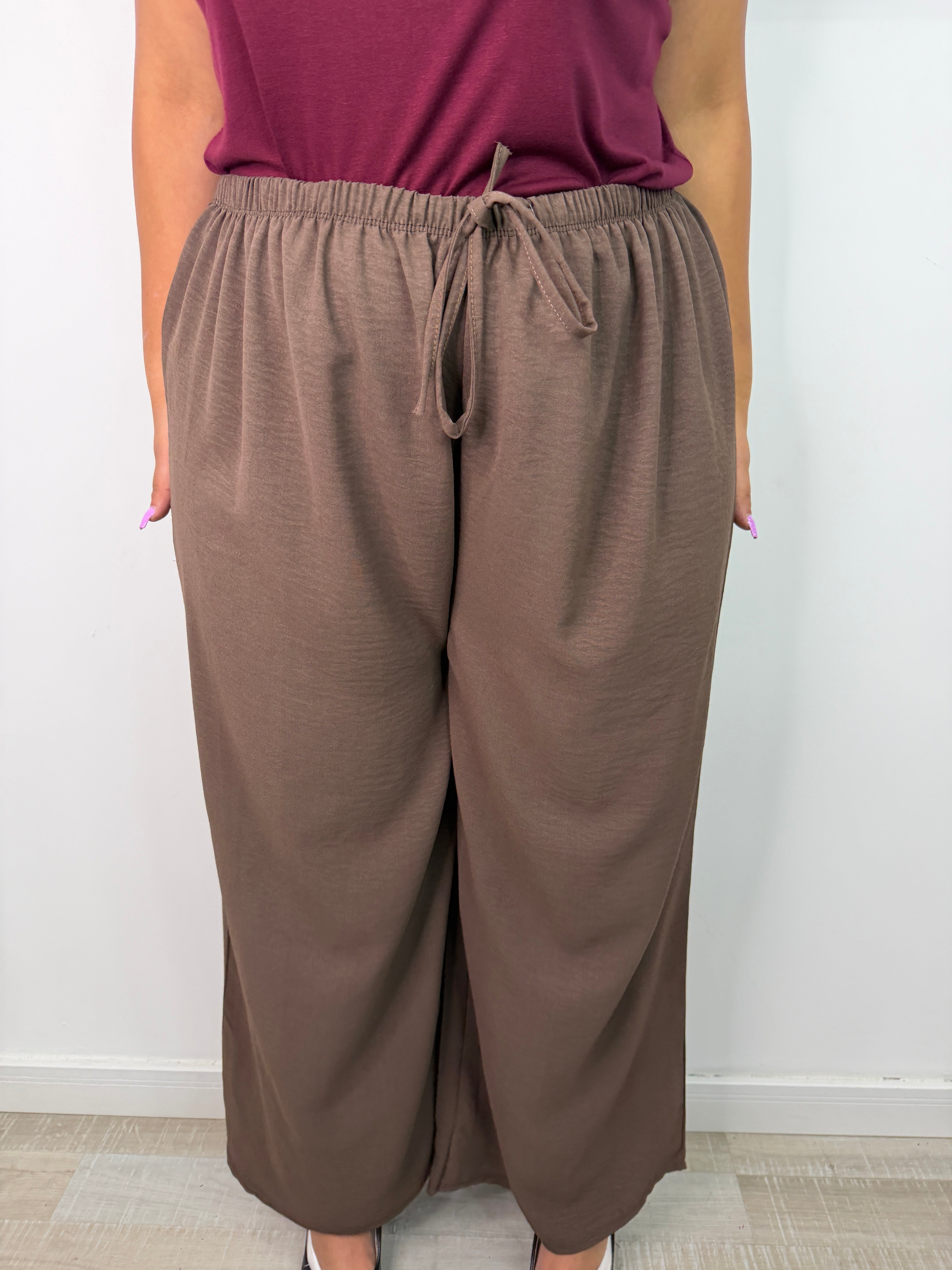PANTALONE CURVY CIOCCOLATO