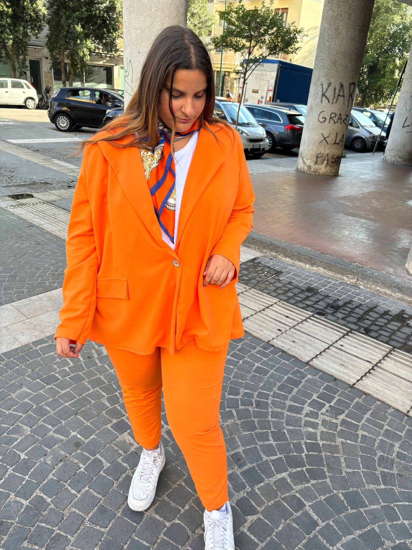 TAILLEUR CURVY ARANCIONE