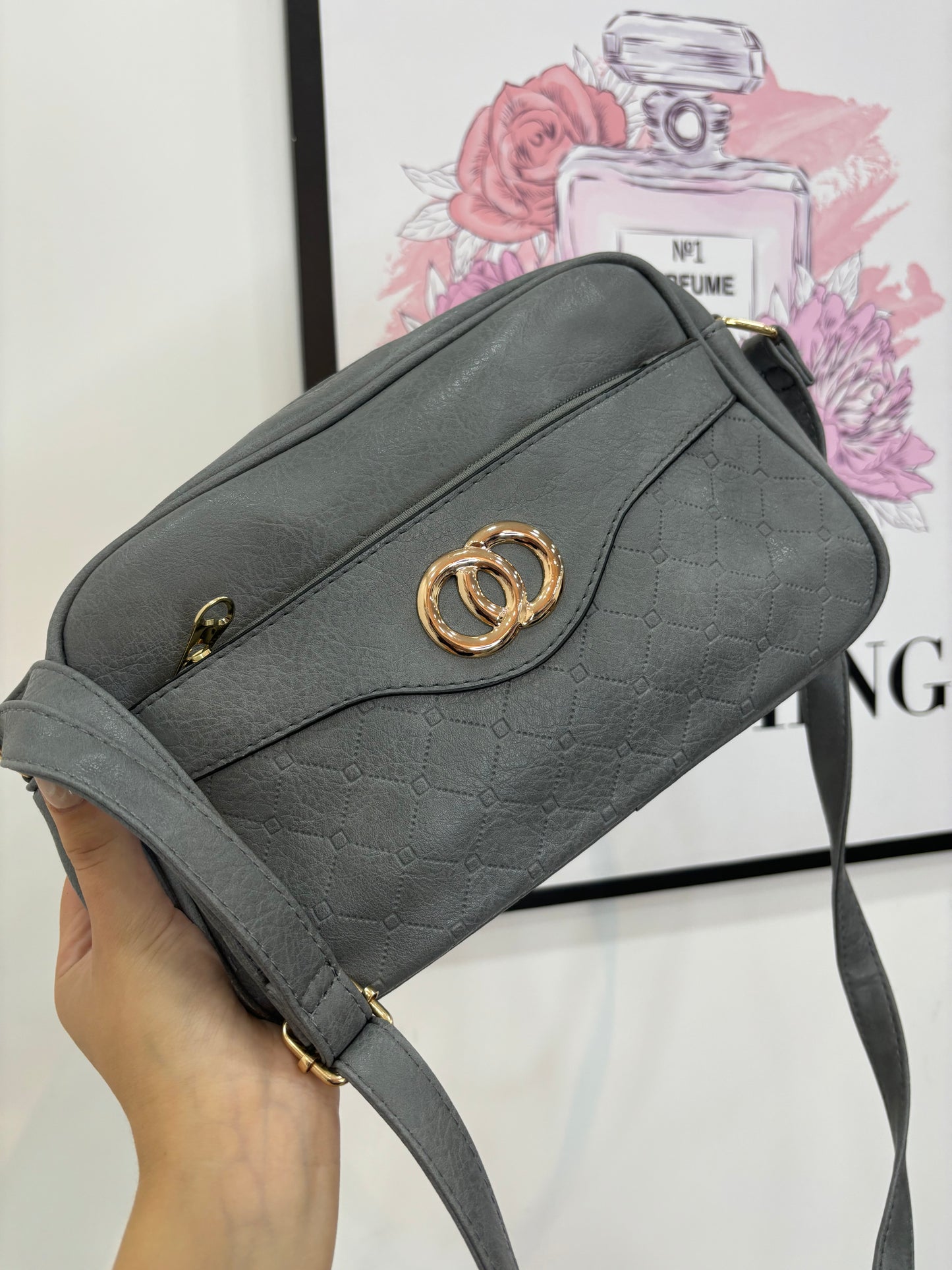 BORSA COCO GRIGIA