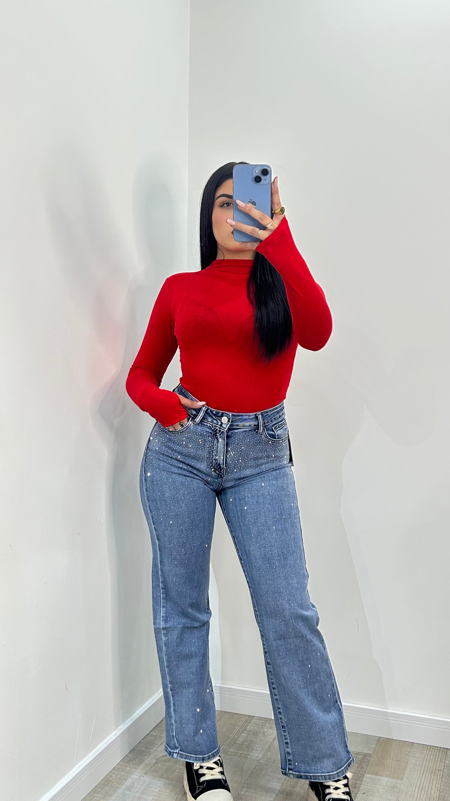 JEANS BRILLANTINATO