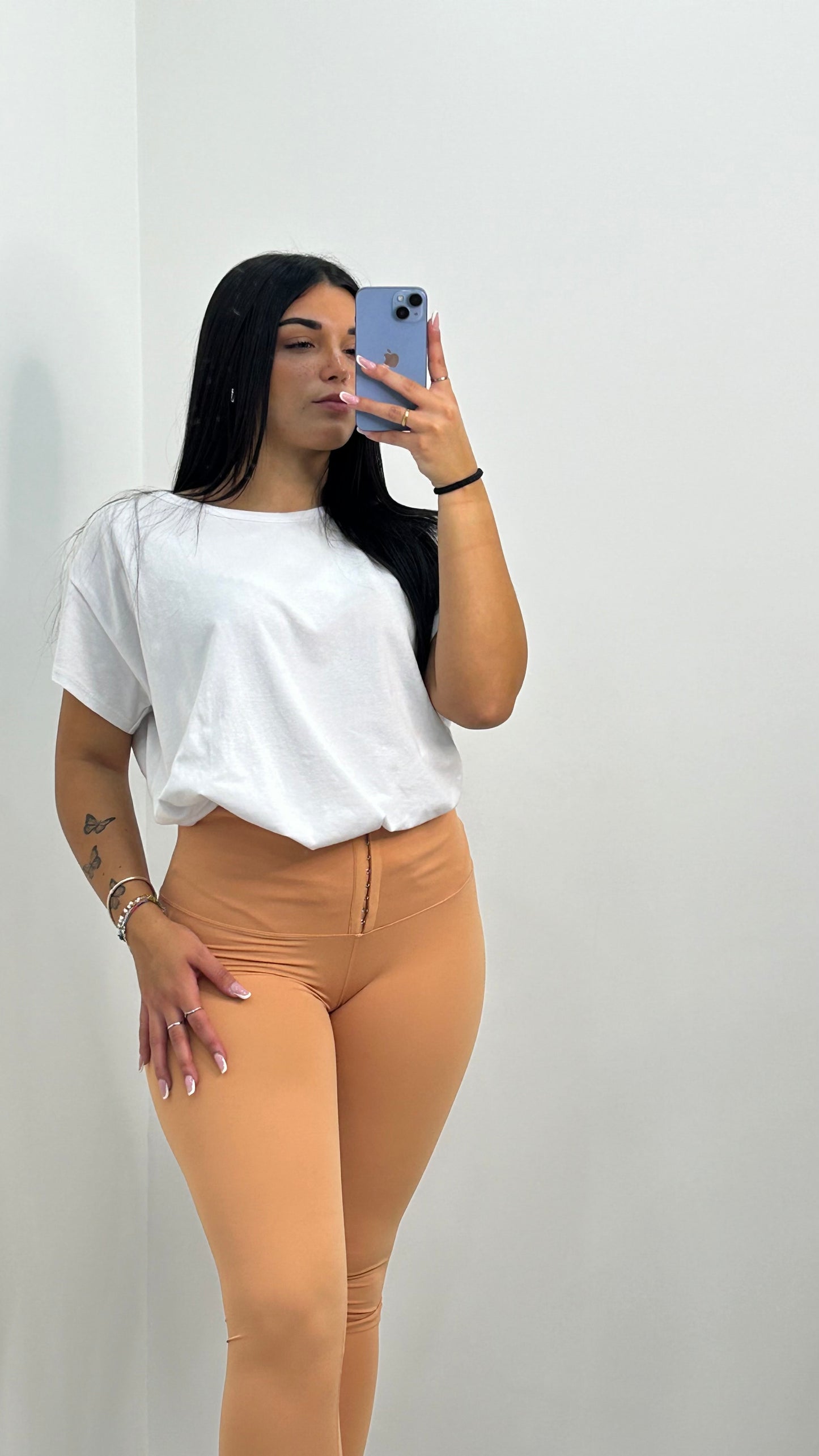 LEGGINS MODELLANTE BEIGE