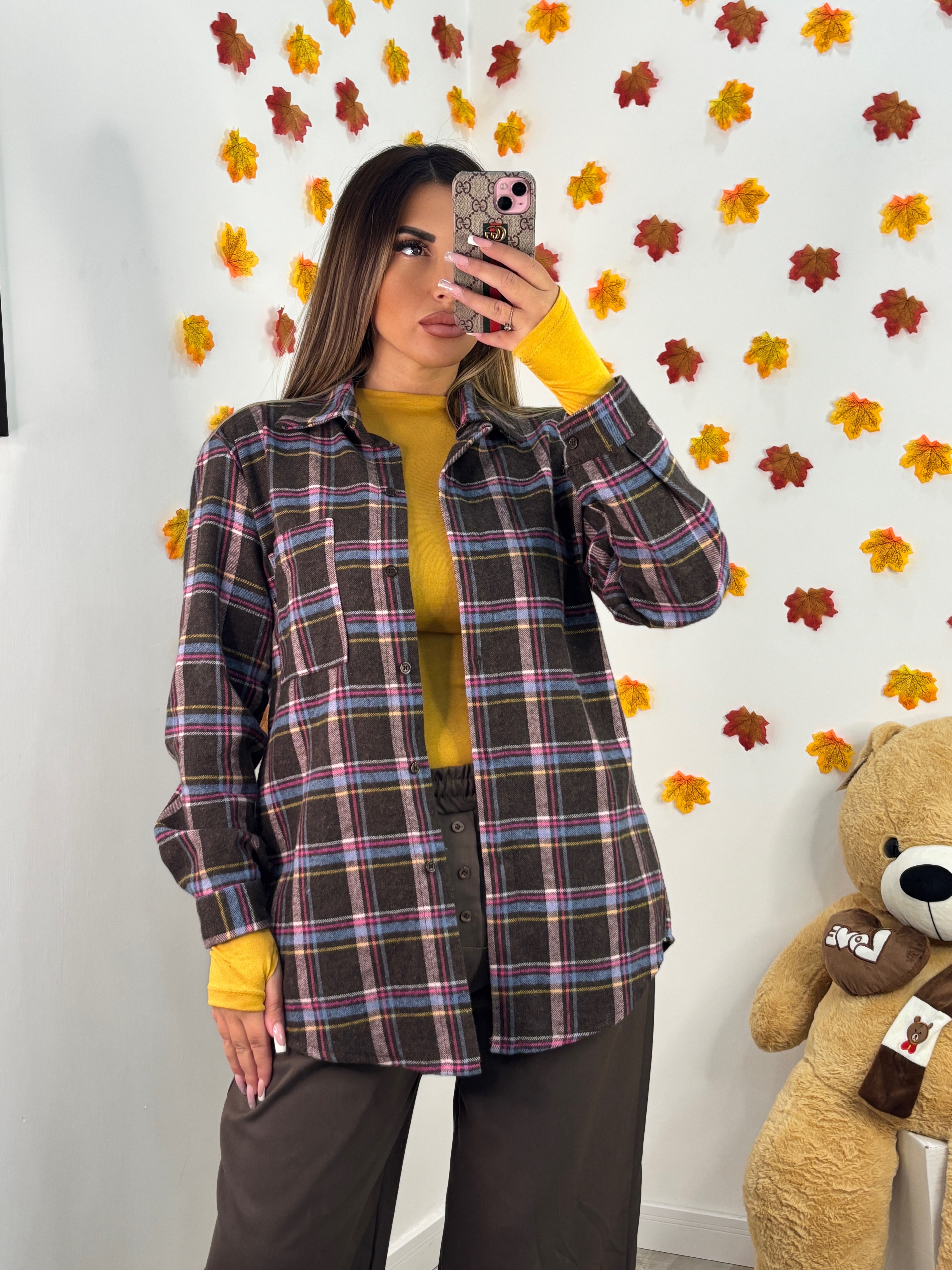 CAMICIA FLANELLA BROWN