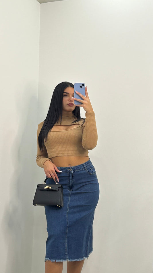 GONNA LUNGA JEANS