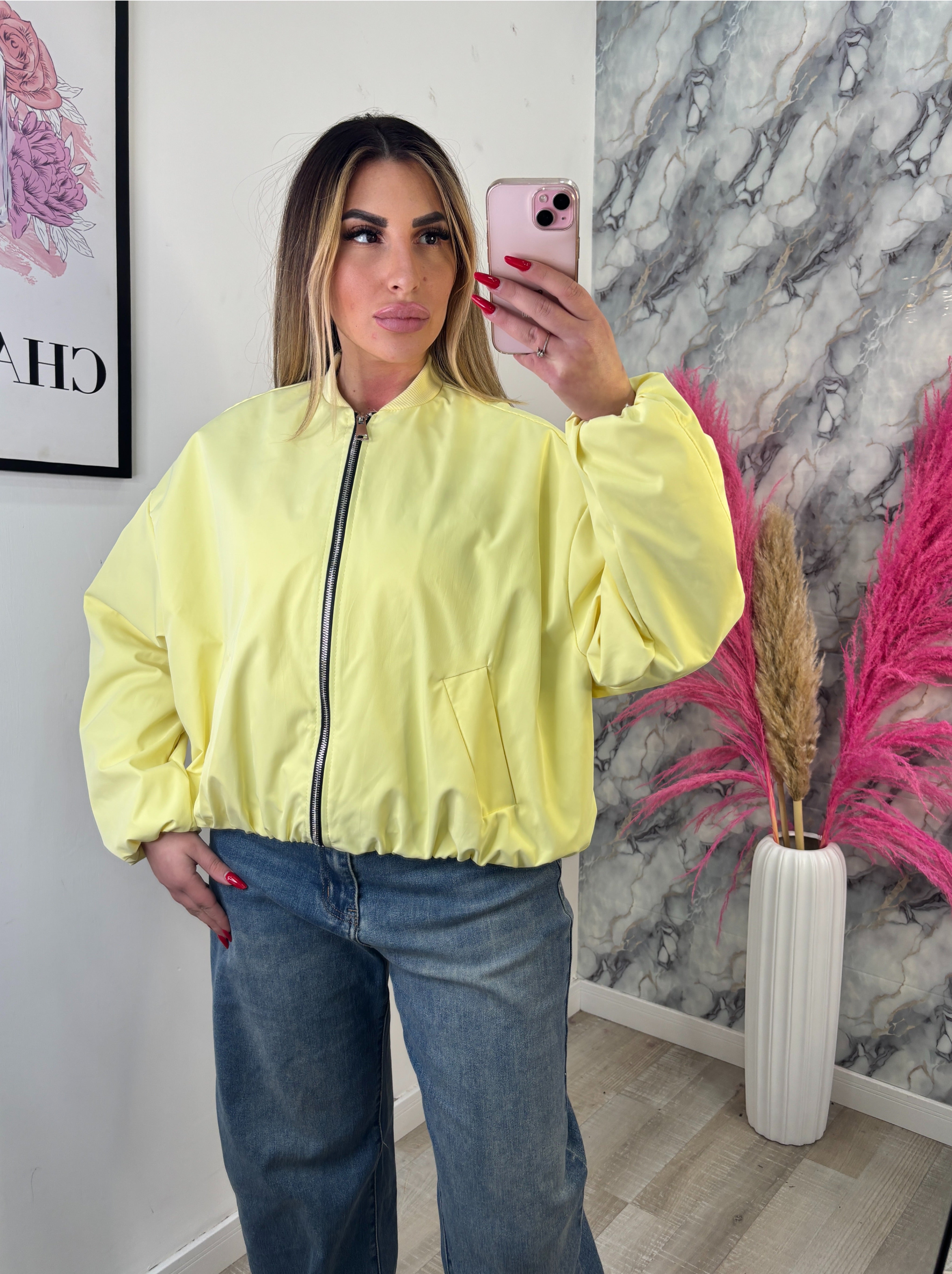 GIUBBINO PRIMAVERILE GIALLO