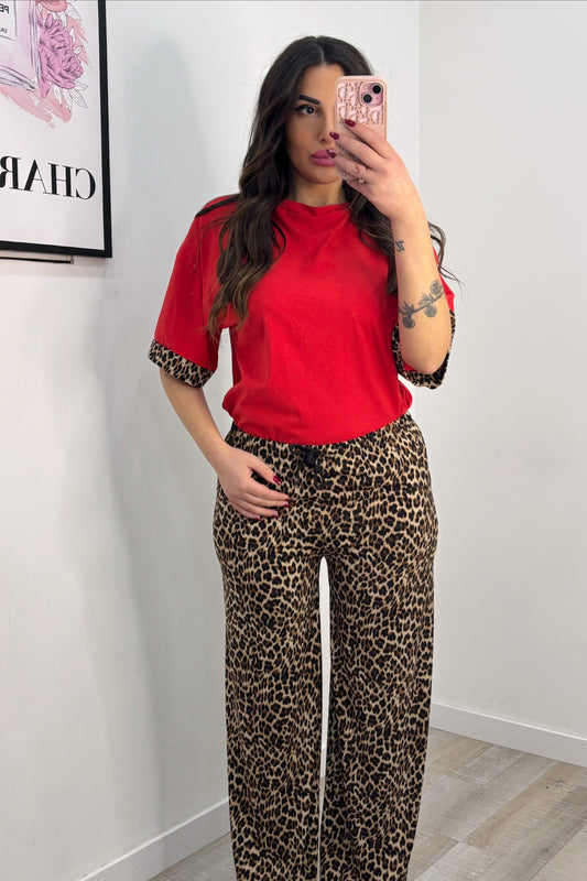 COORDINATO LEOPARDATO