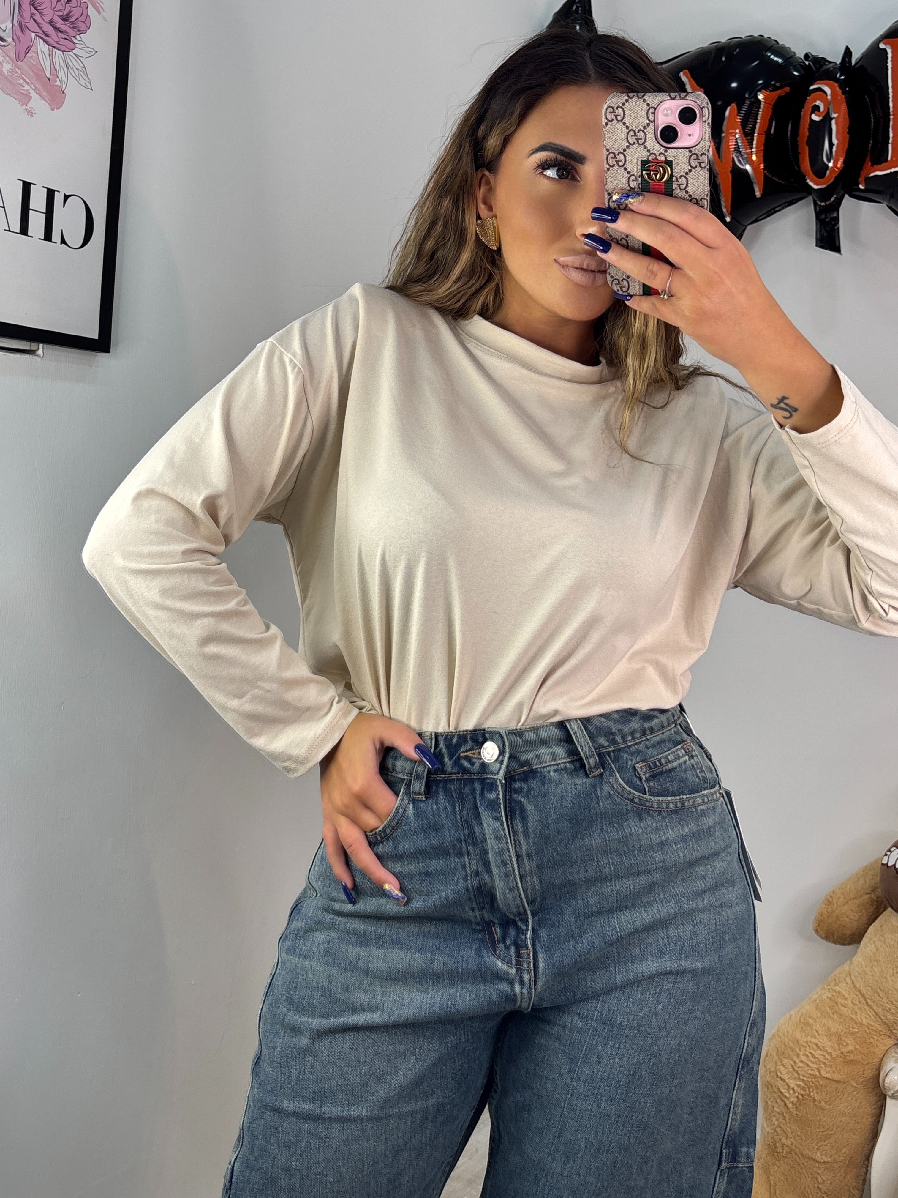 MAGLIA MANICA LUNGA OVER