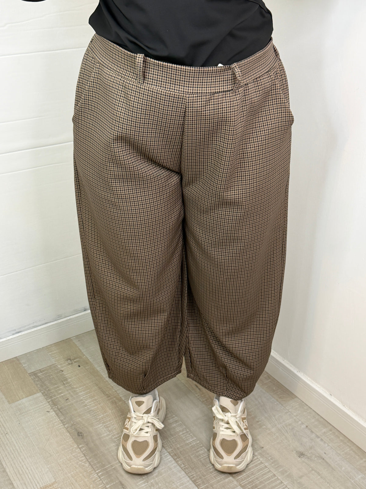 PANTALONE CURVY QUADRI - 01
