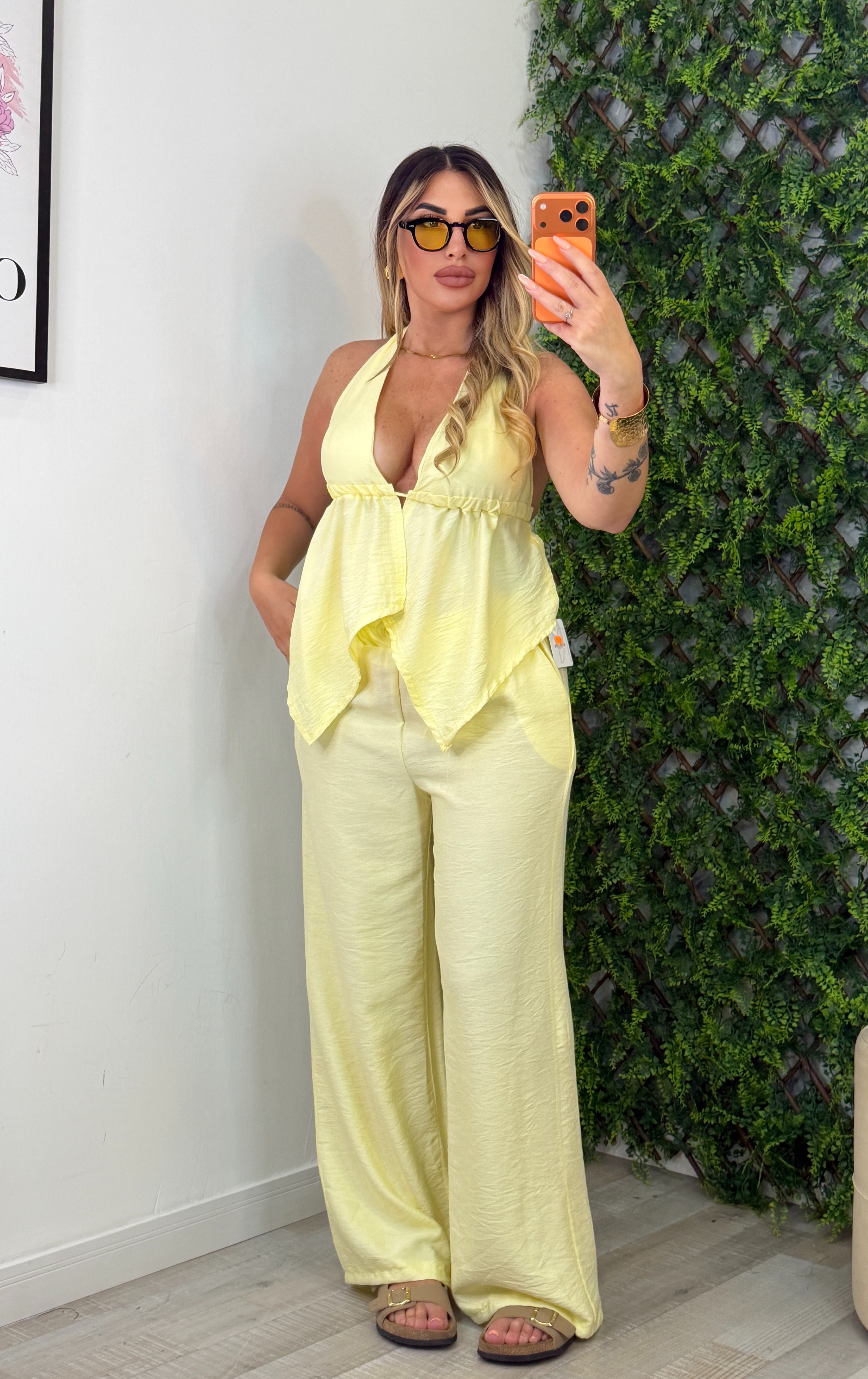COORDINATO SANTORINI GIALLO