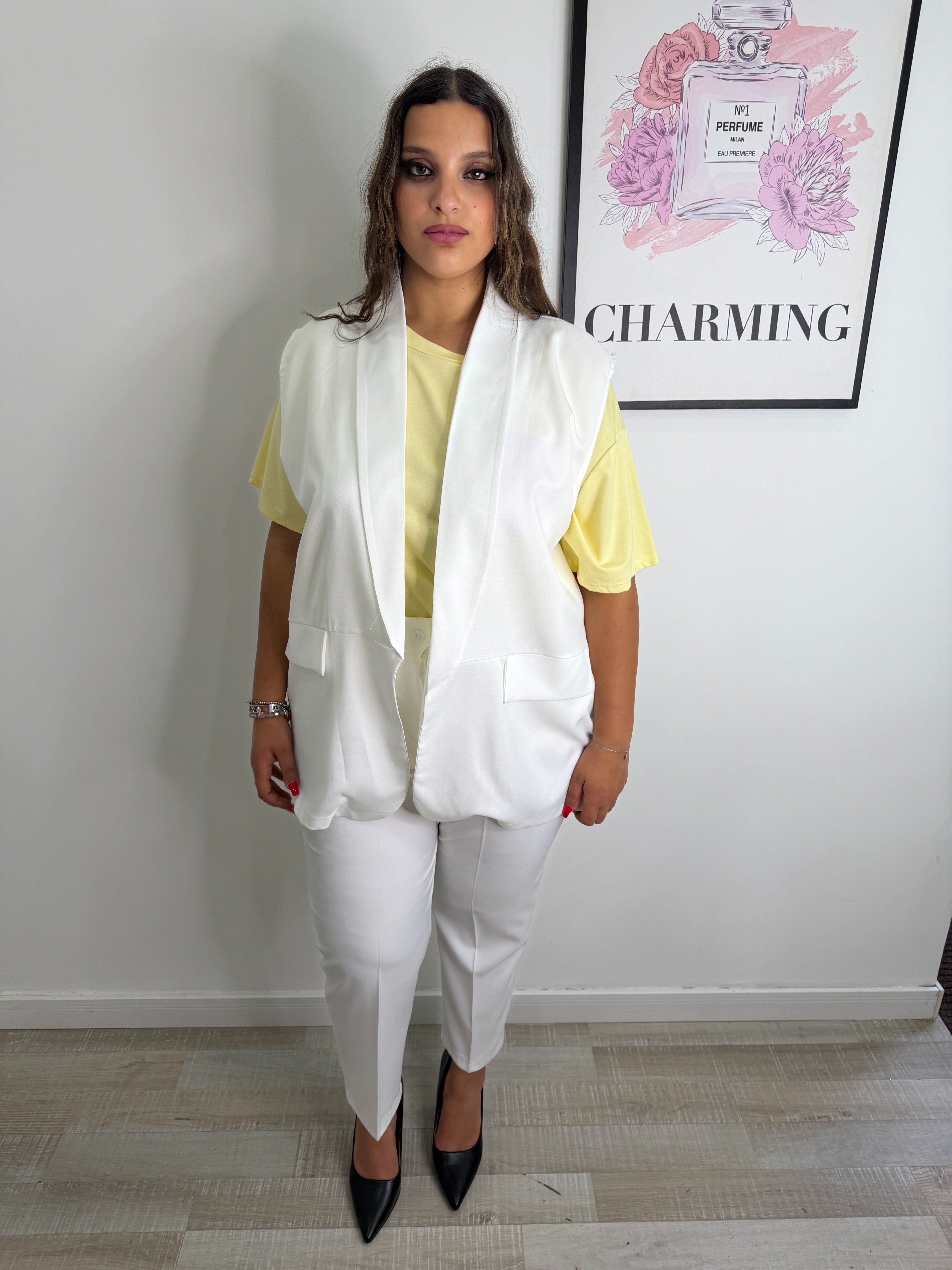 COORDINATO GILET + PANTALONE