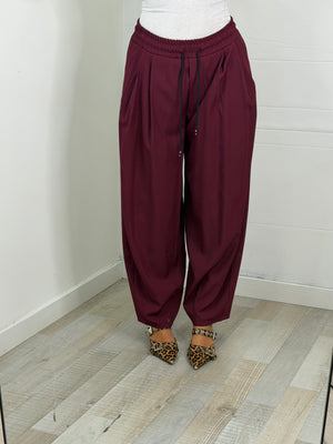 PANTALONE BALLON BORDEAUX
