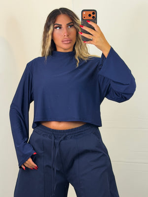 LONG SLEEVE CROP