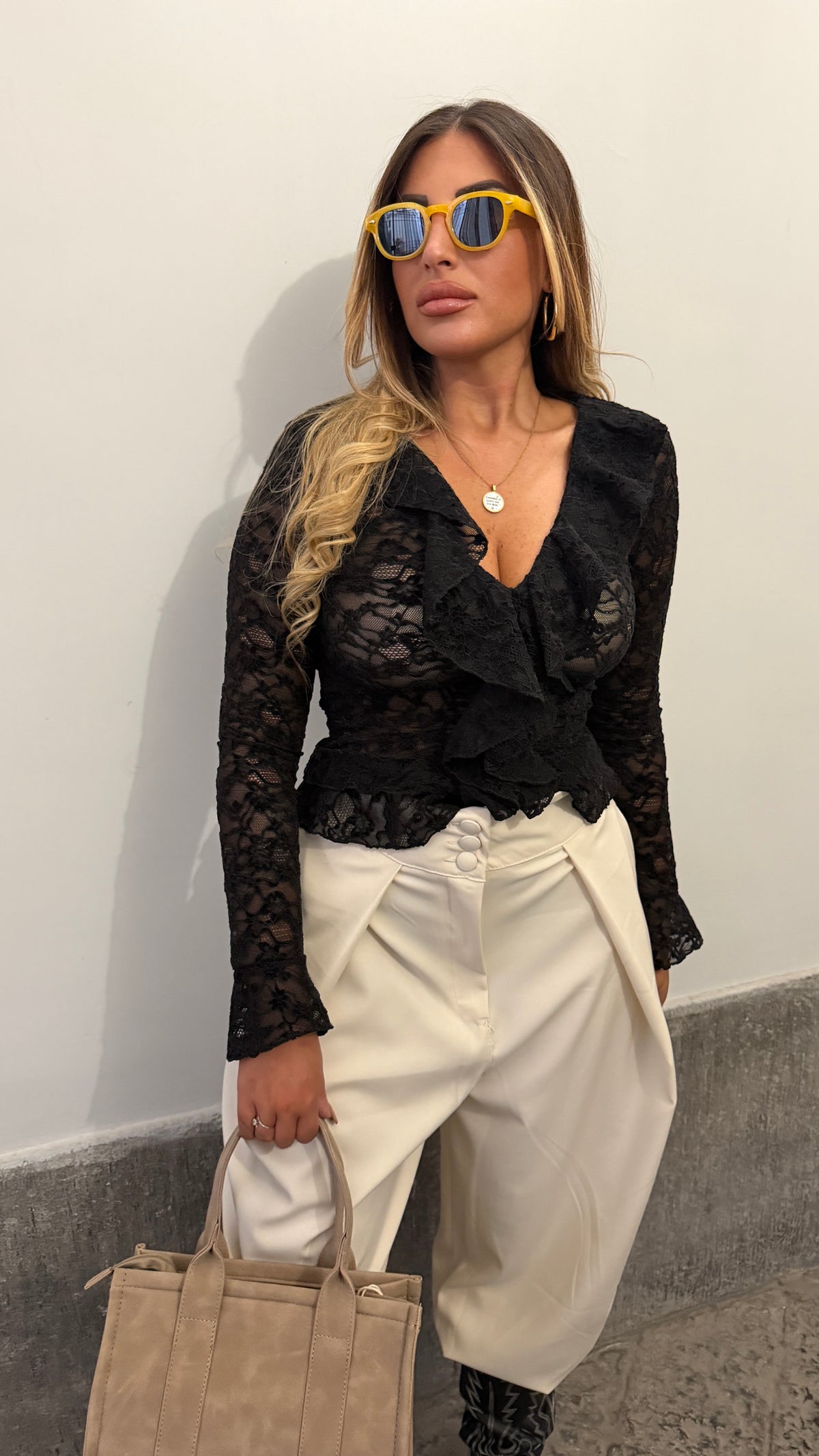 CAMICIA MERLETTO