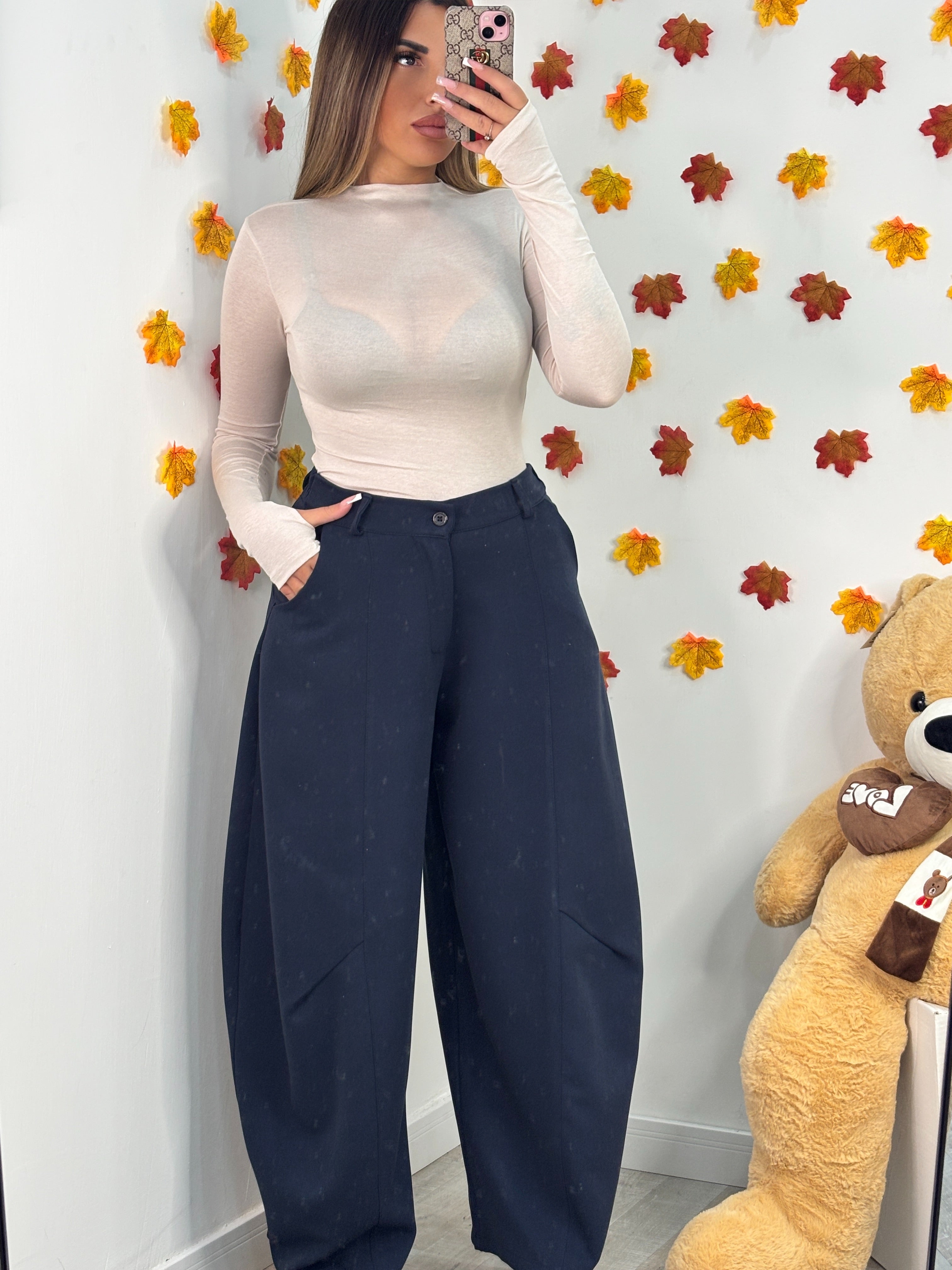 PANTALONE BALLON BLU NOTTE