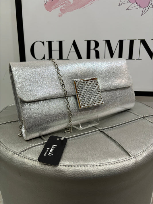 POCHETTE ELEGANTE ARGENTO
