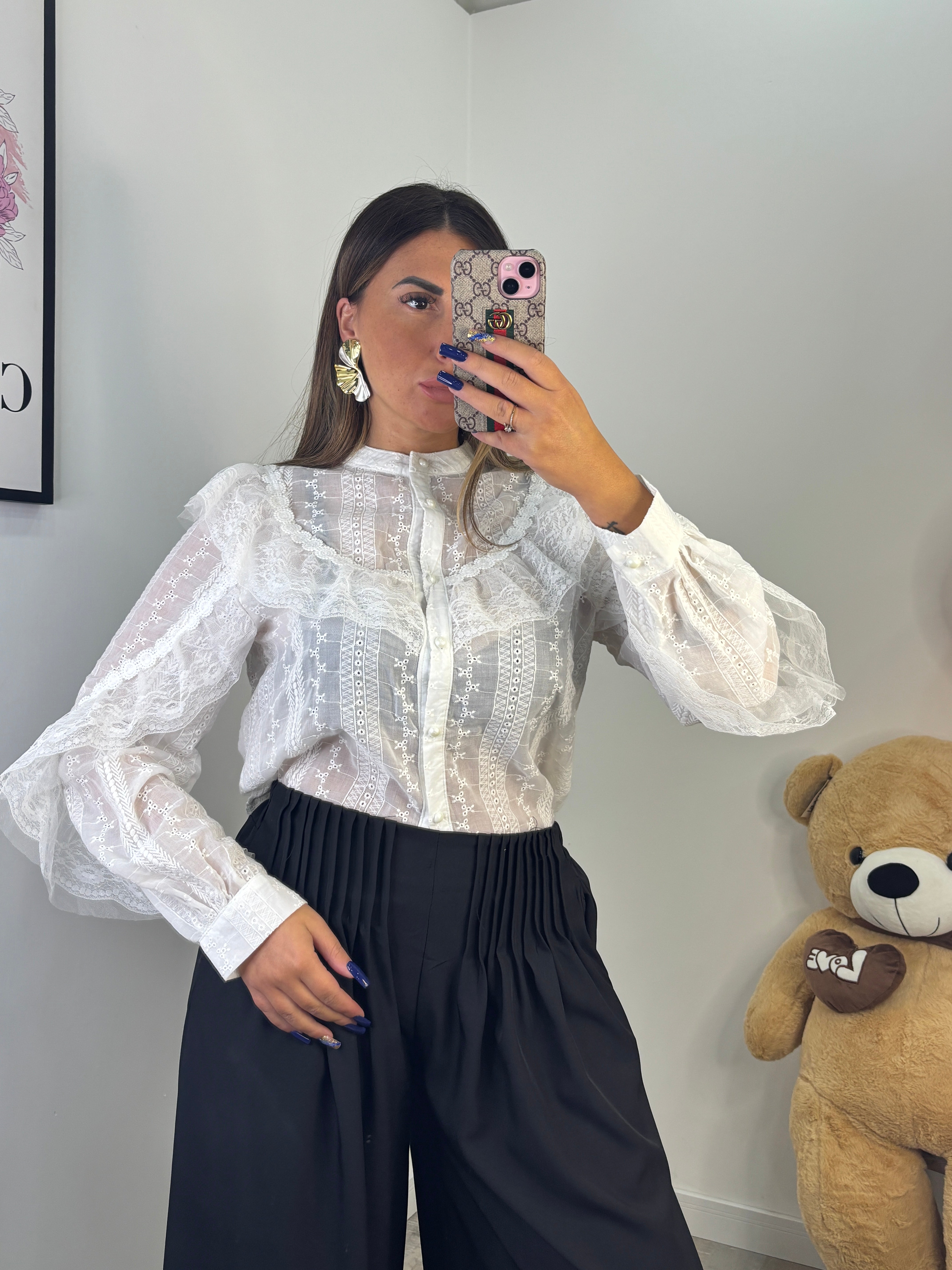CAMICIA MERLETTO