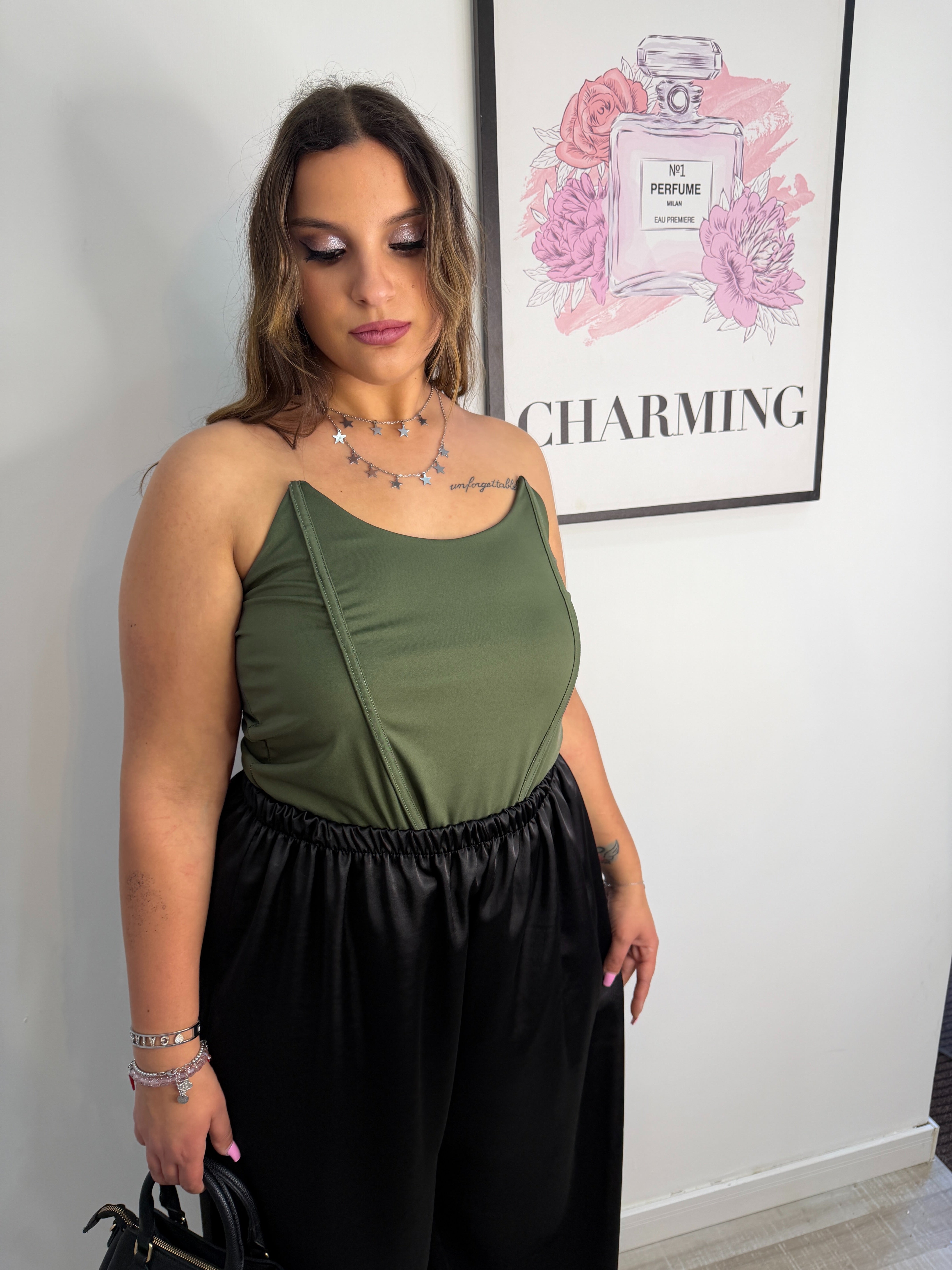 CORPETTO CURVY VERDE MILITARE