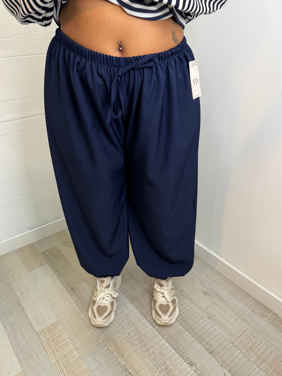 PANTALONE CURVY - BLU