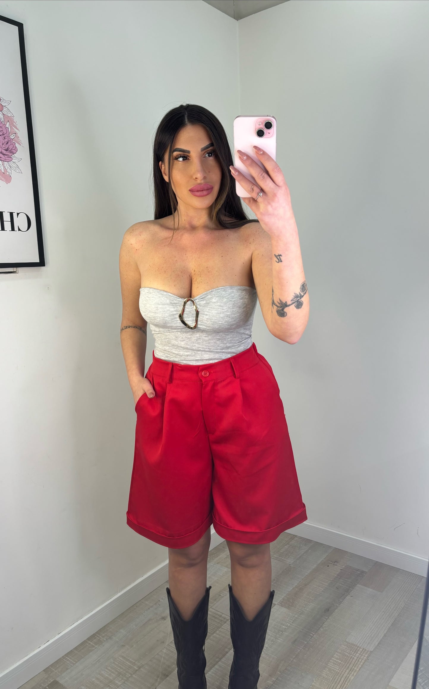BODY FIBBIA GRIGIO