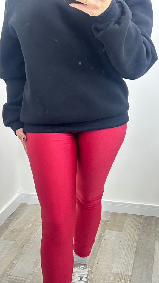 LEGGINS MODELLANTE BORDEAUX