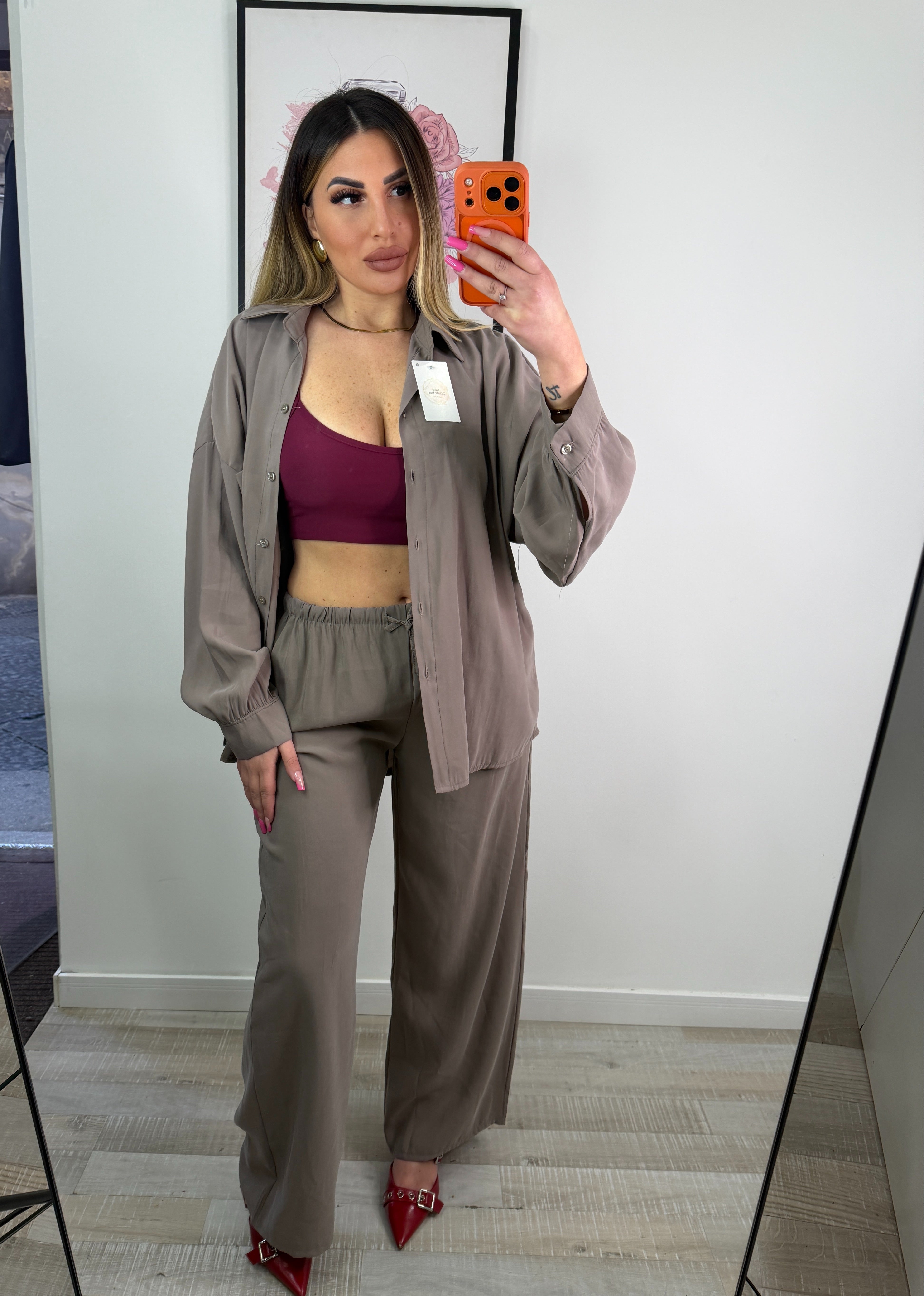 TOP A FASCIA BORDEAUX