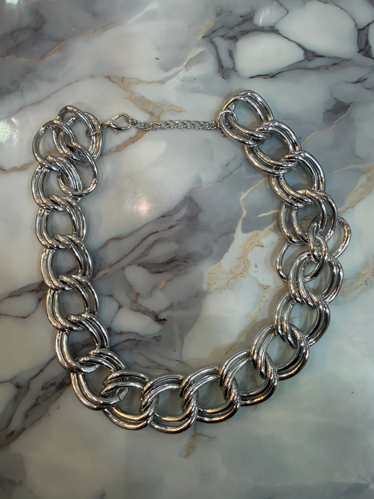 COLLANA BIG CATENA ARGENTO