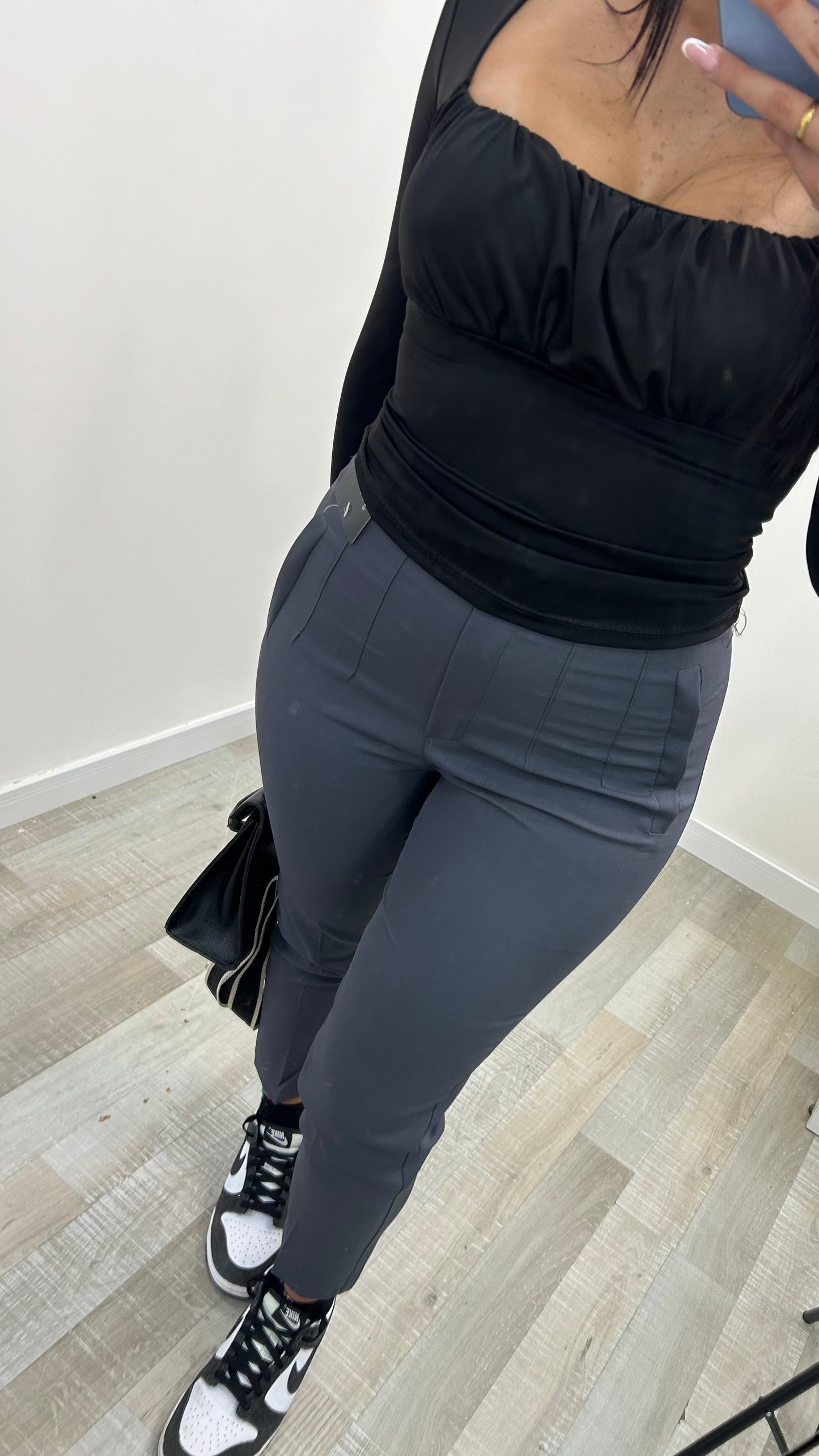 PANTALONE PUSH UP GRIGIO