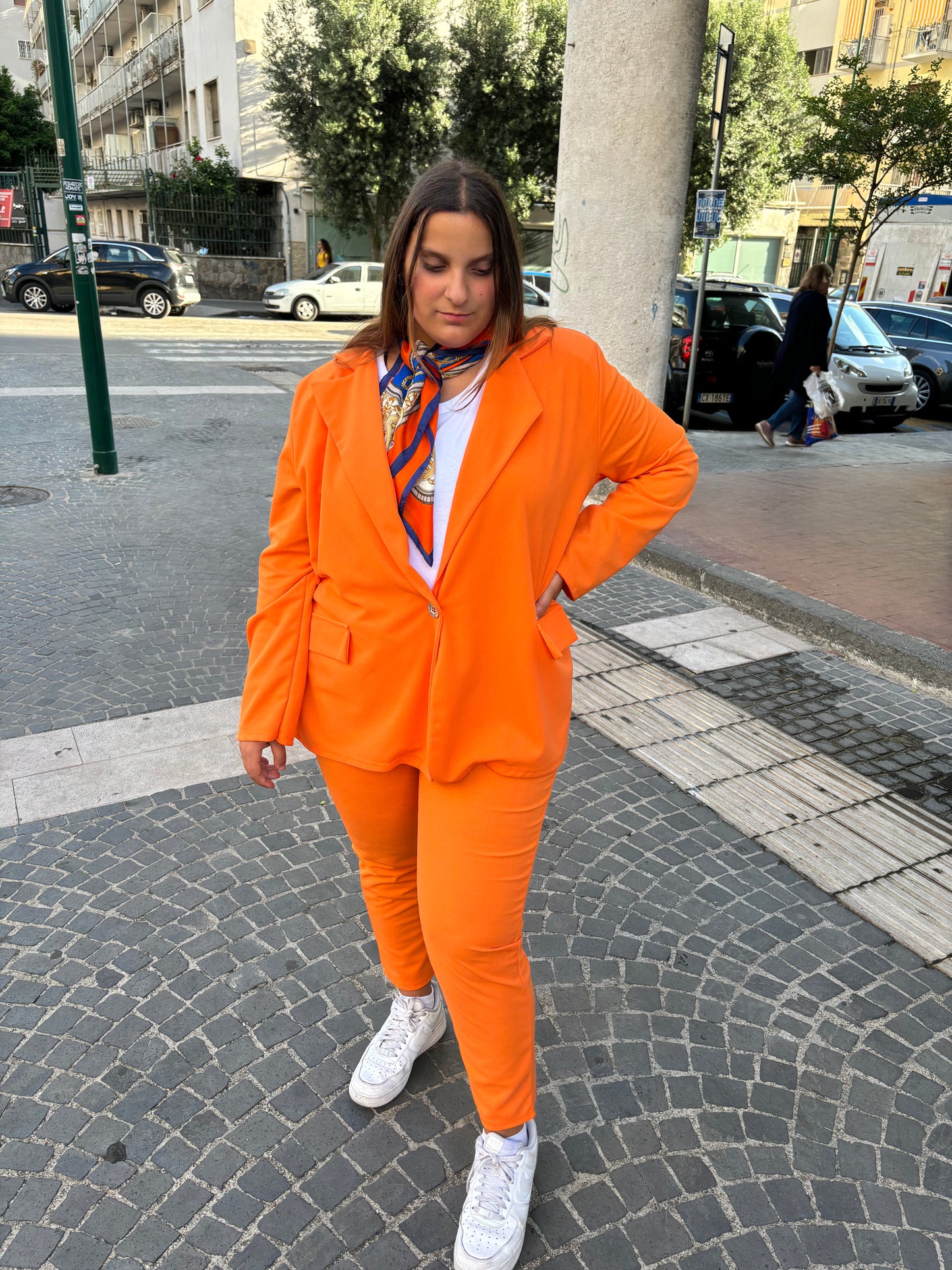 TAILLEUR CURVY ARANCIONE