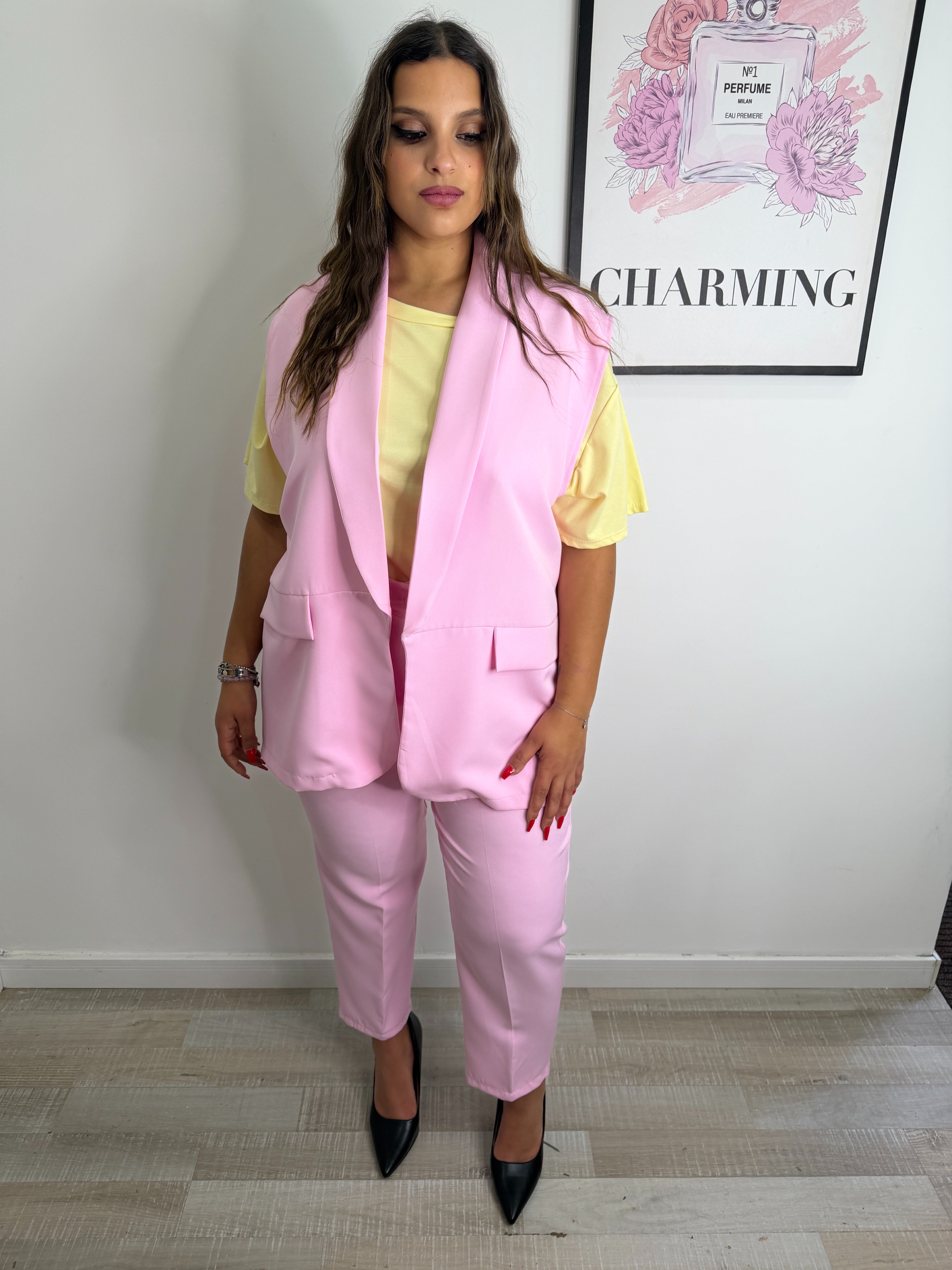 COORDINATO GILET + PANTALONE