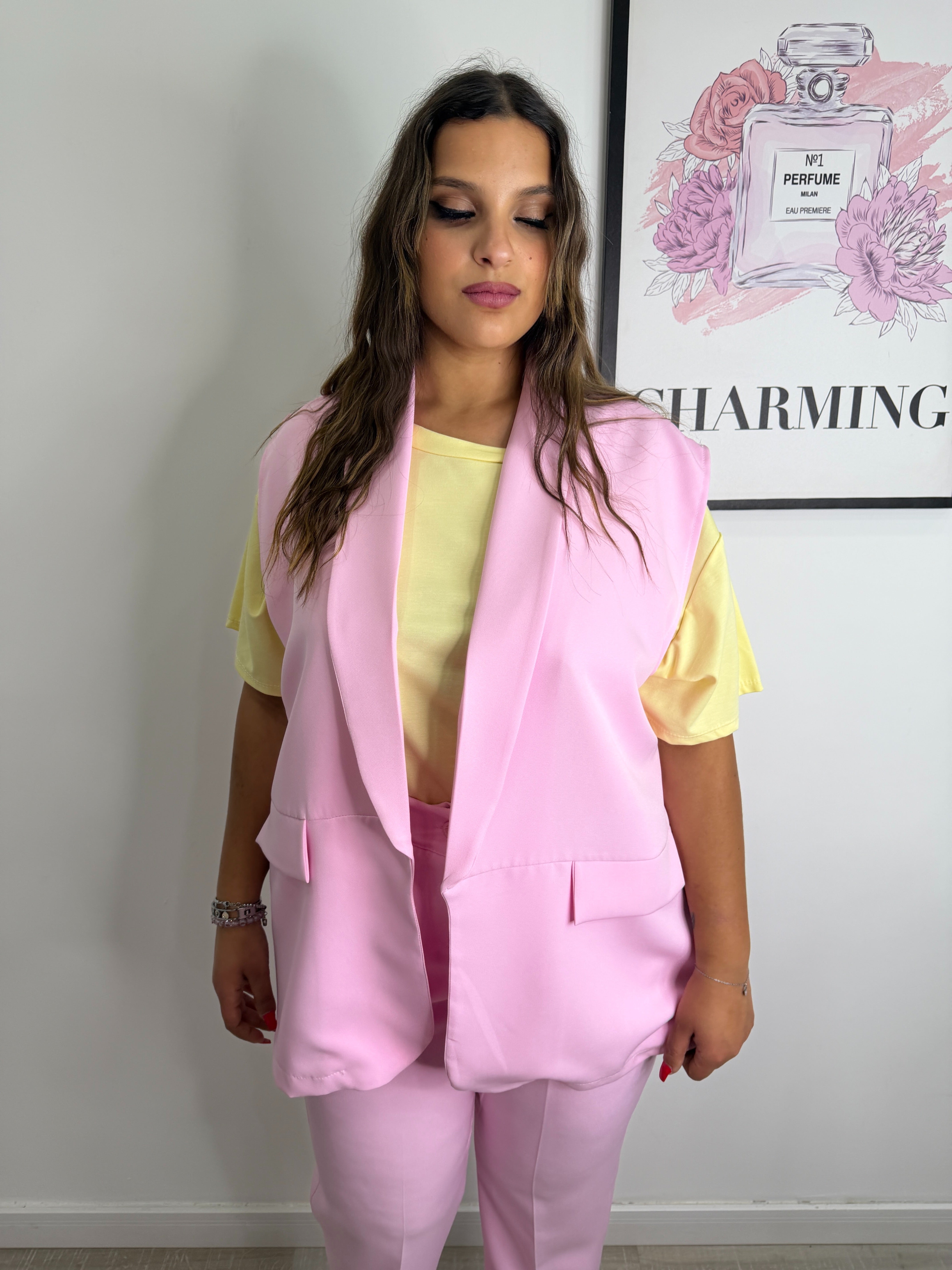 COORDINATO GILET + PANTALONE