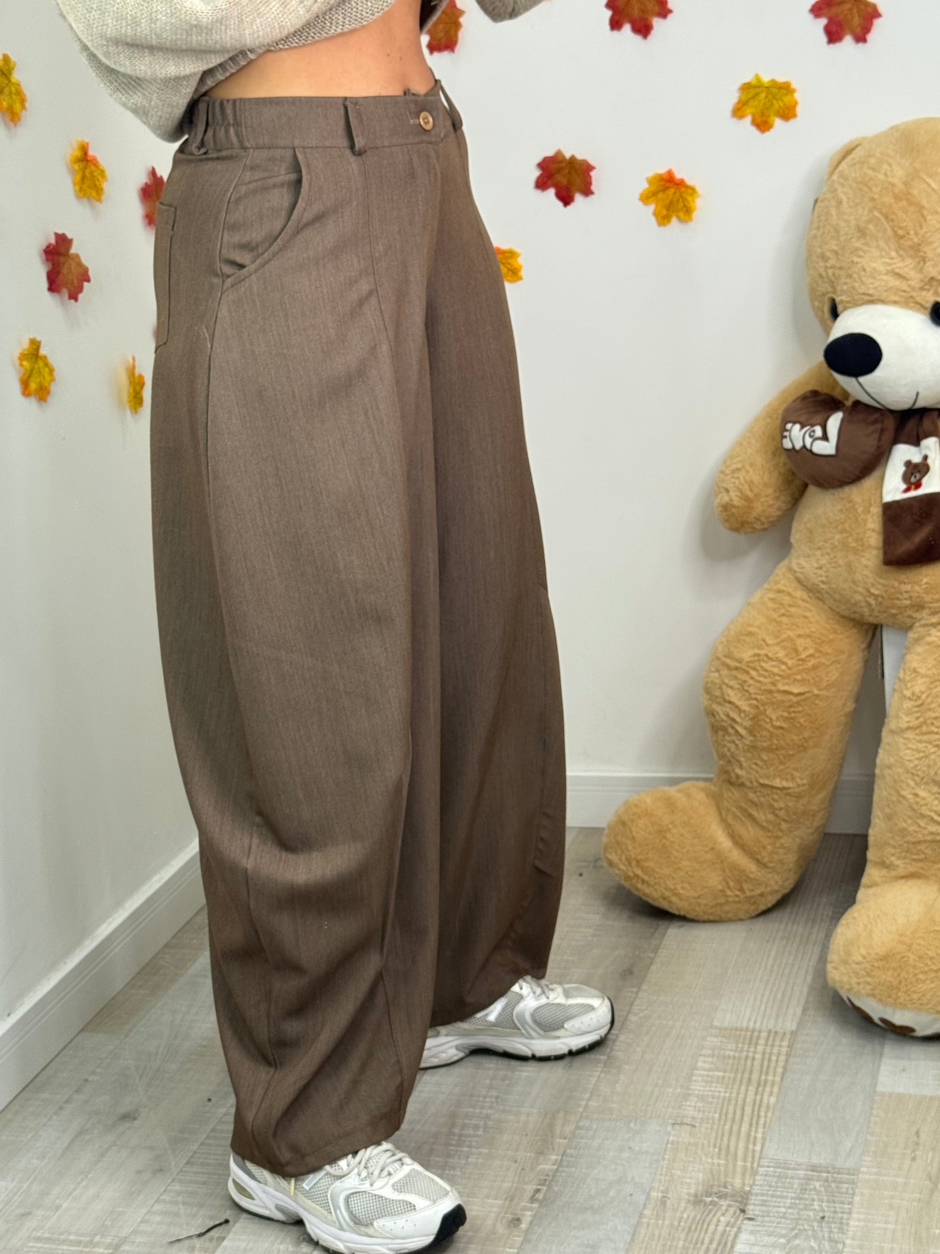 PANTALONE BALLON TORTORA