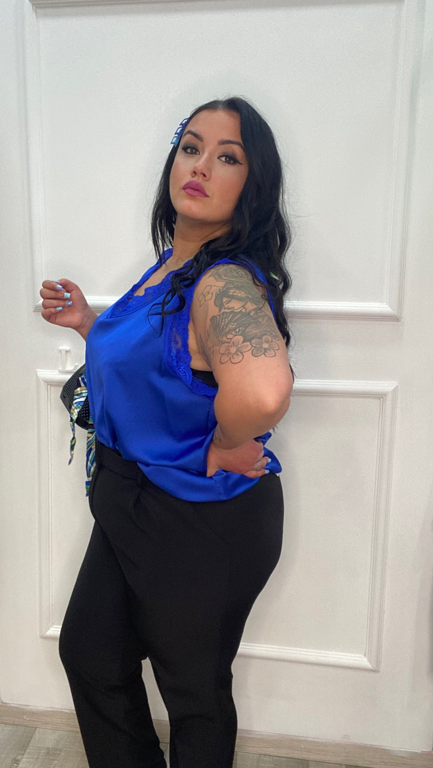 PANTALONE Z@RA CURVY NERO